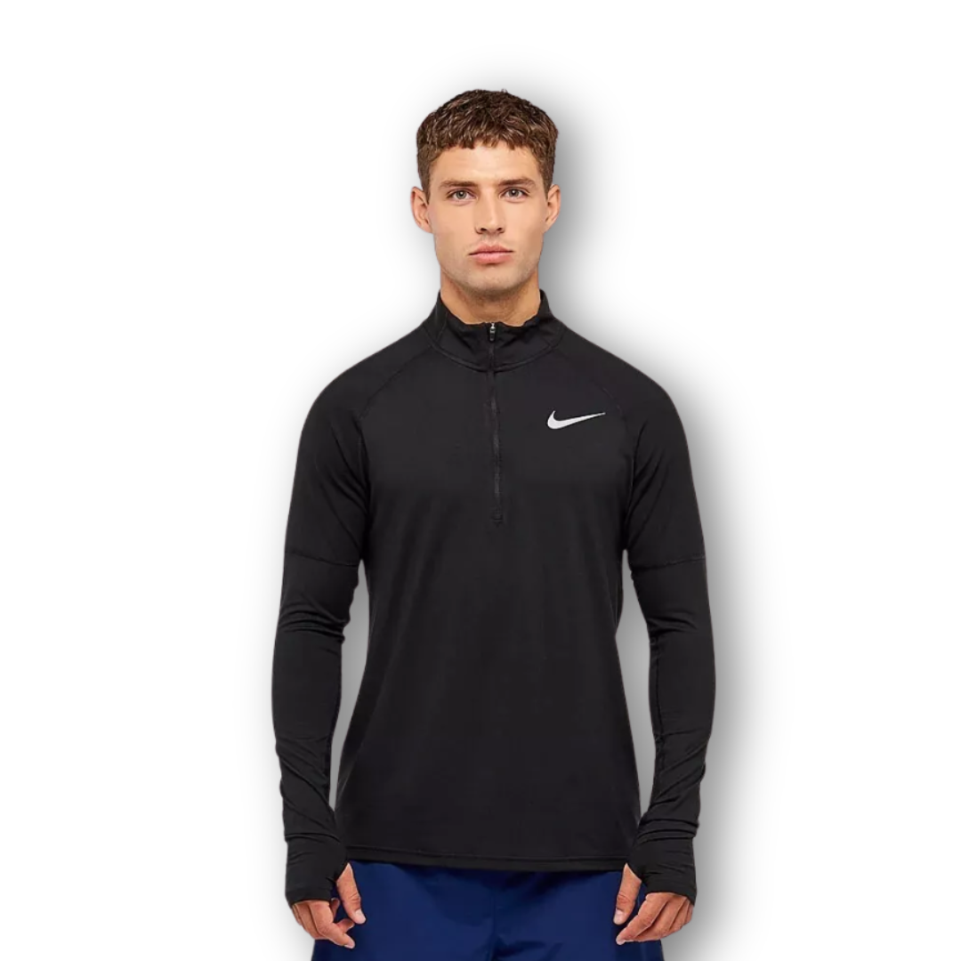 Dri-Fit Element 2.0 1/2 Zip Black Men's Running Top UK