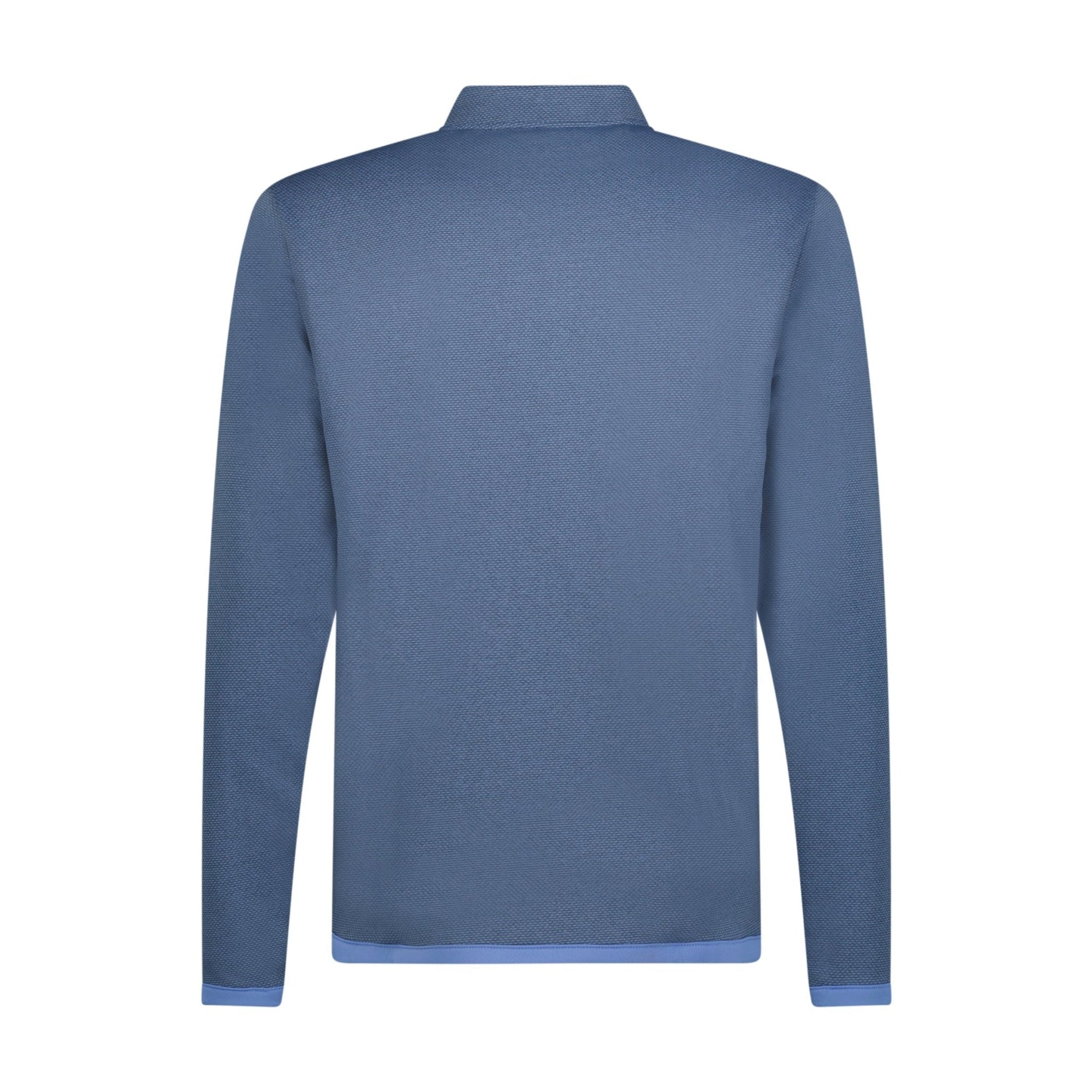 Adidas Micro Dot Quarter Zip Sweatshirt Blue