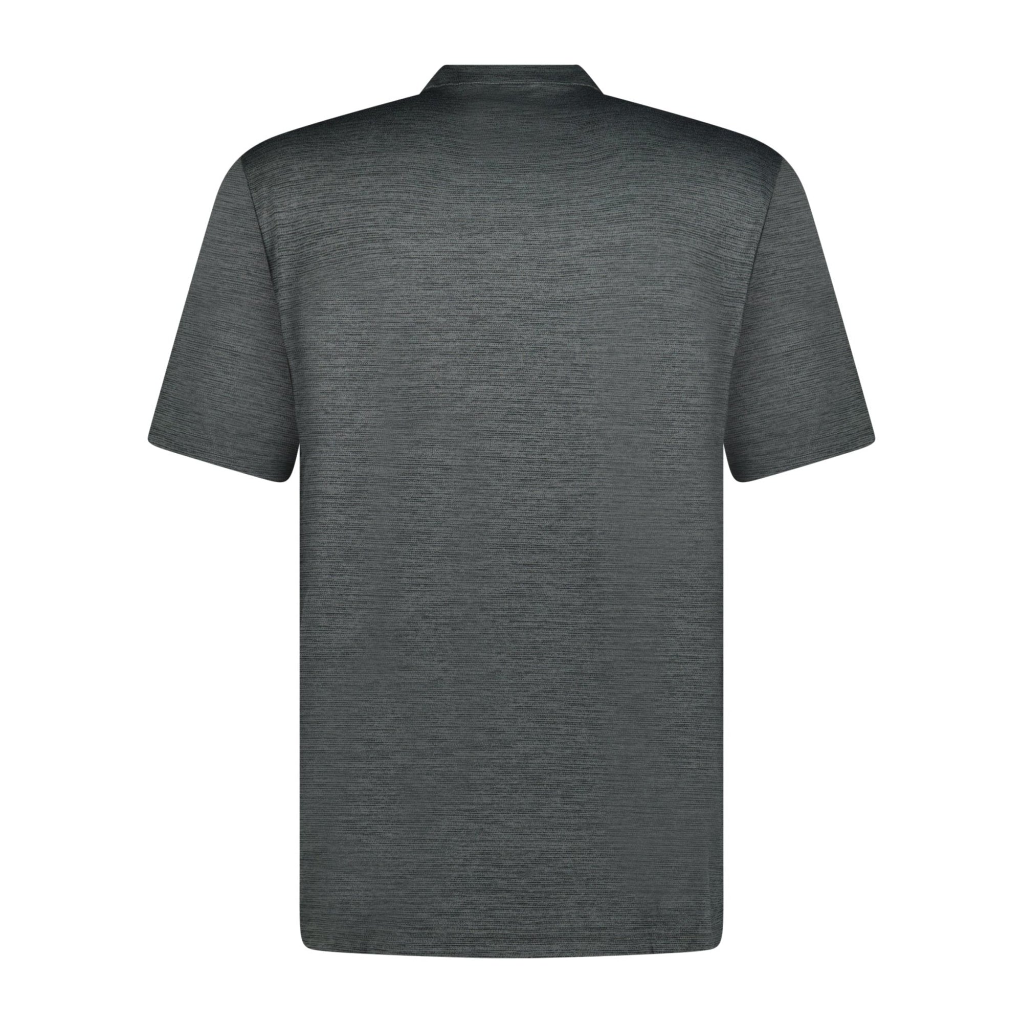 Adidas Stripe Golf Polo Dark Grey