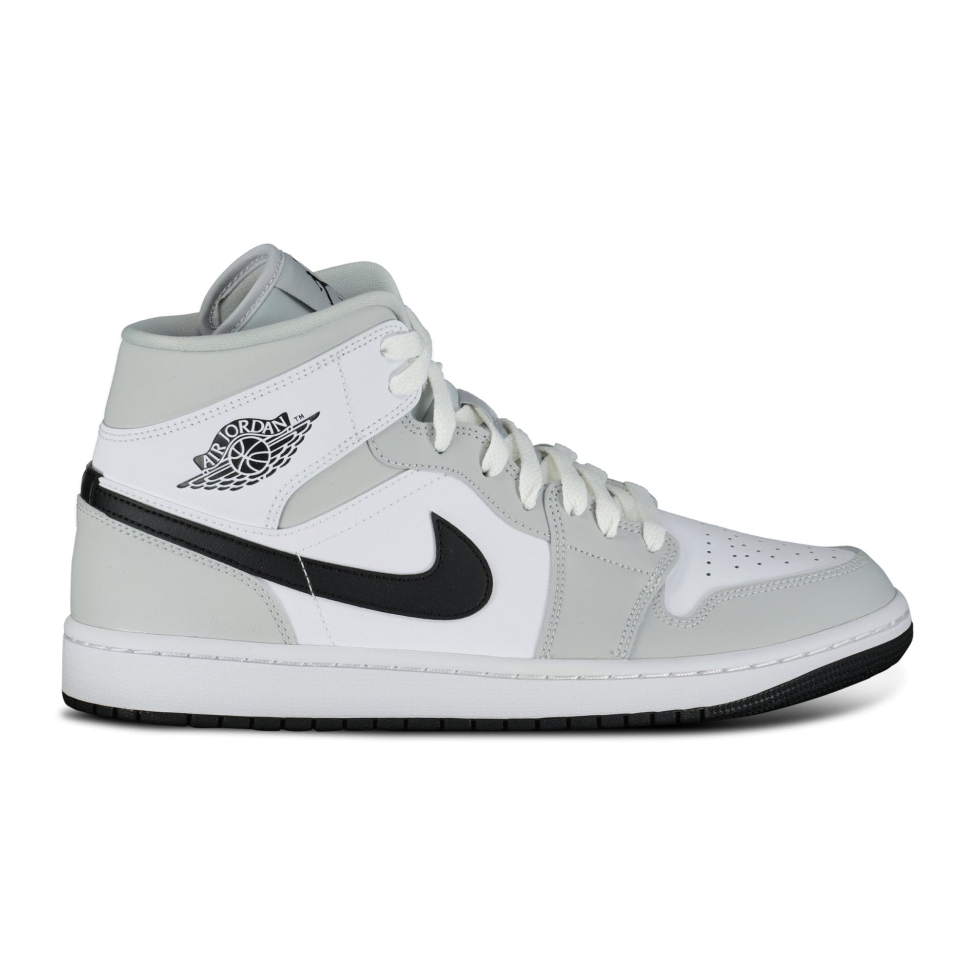 Air Jordan 1 Mid Light Smoke Grey Trainers