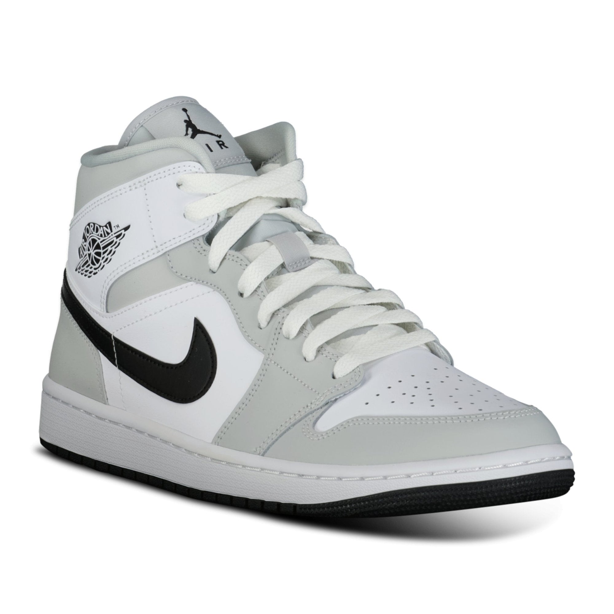 Air Jordan 1 Mid Light Smoke Grey Trainers