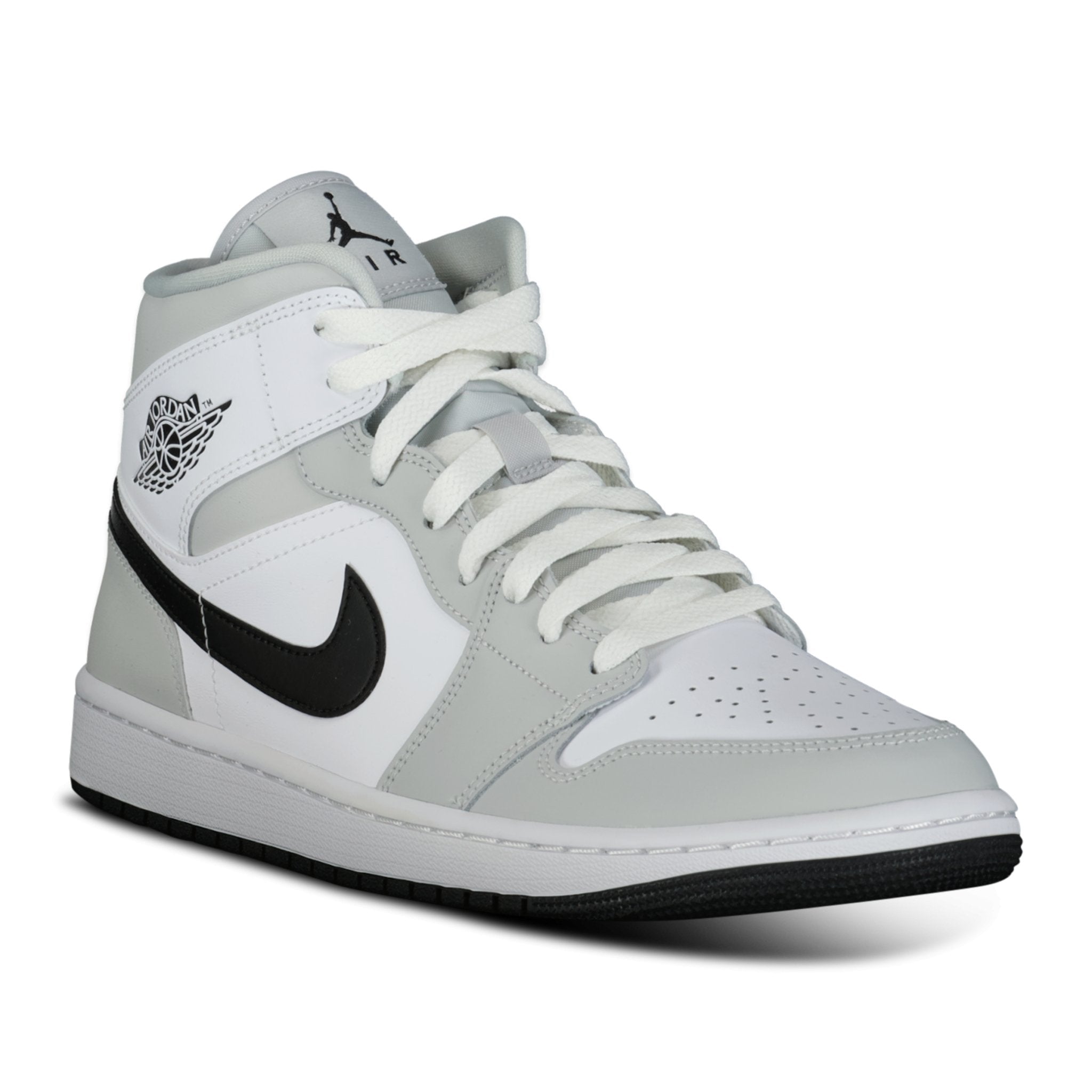 Air Jordan 1 Mid Light Smoke Grey Trainers