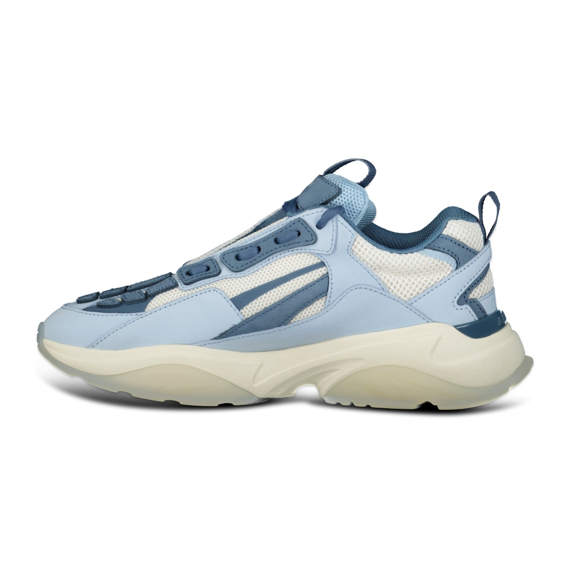 Amiri Bone-Runner Trainers Baby Blue & White