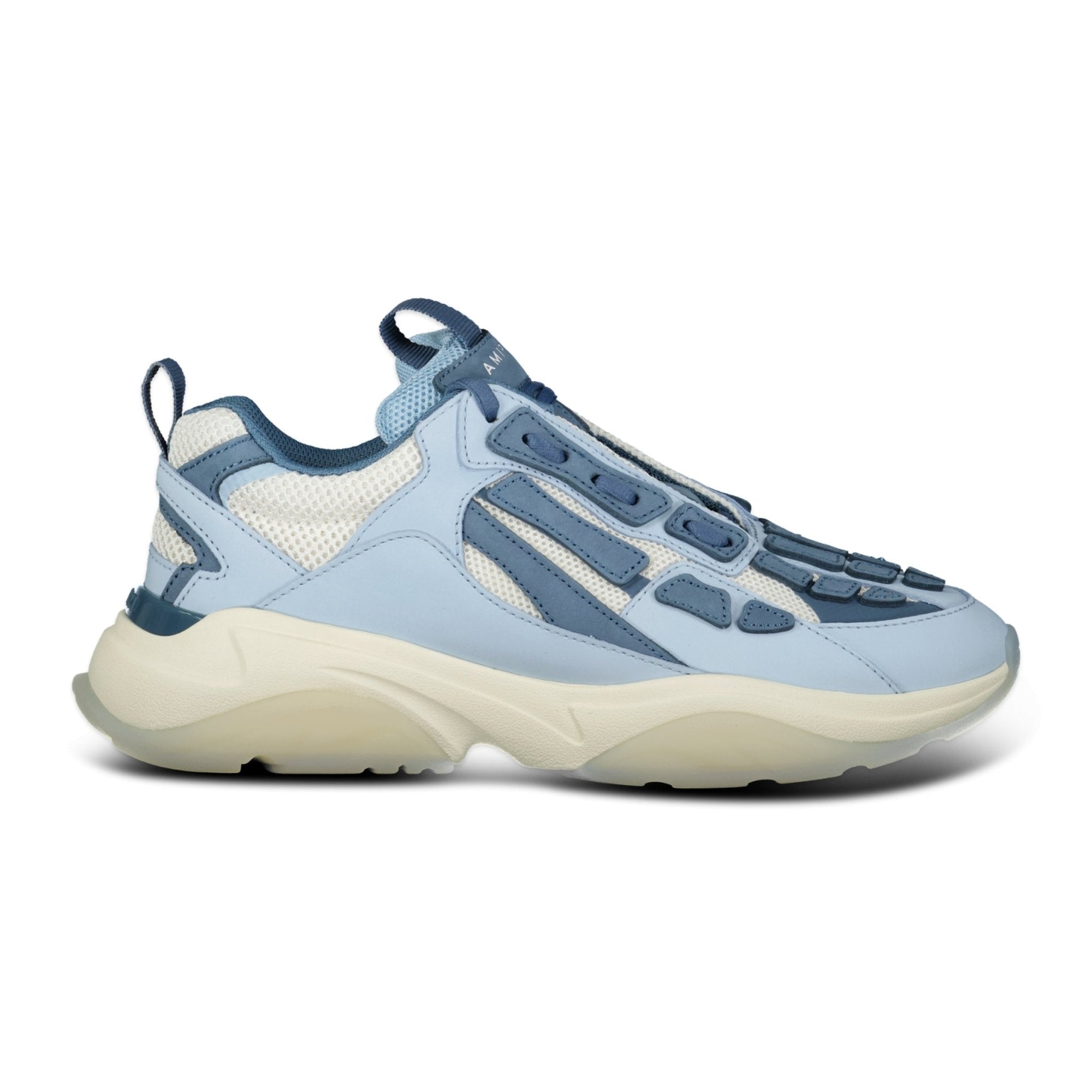 Amiri Bone-Runner Trainers Baby Blue & White