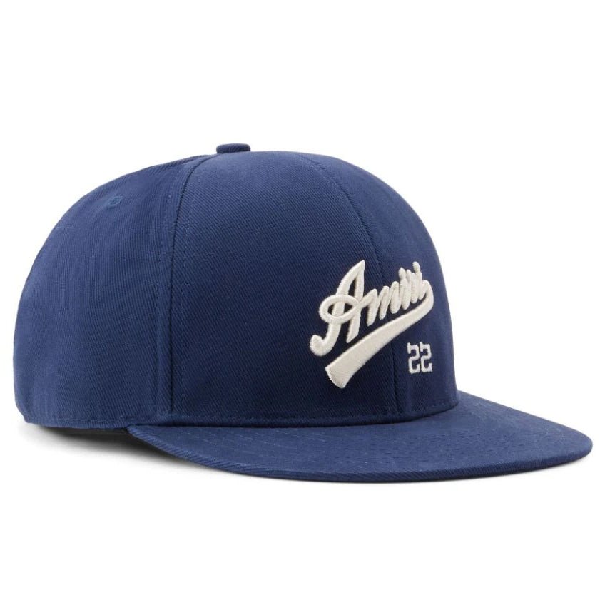 Amiri Embroidery 22 Fitted Cap Blue