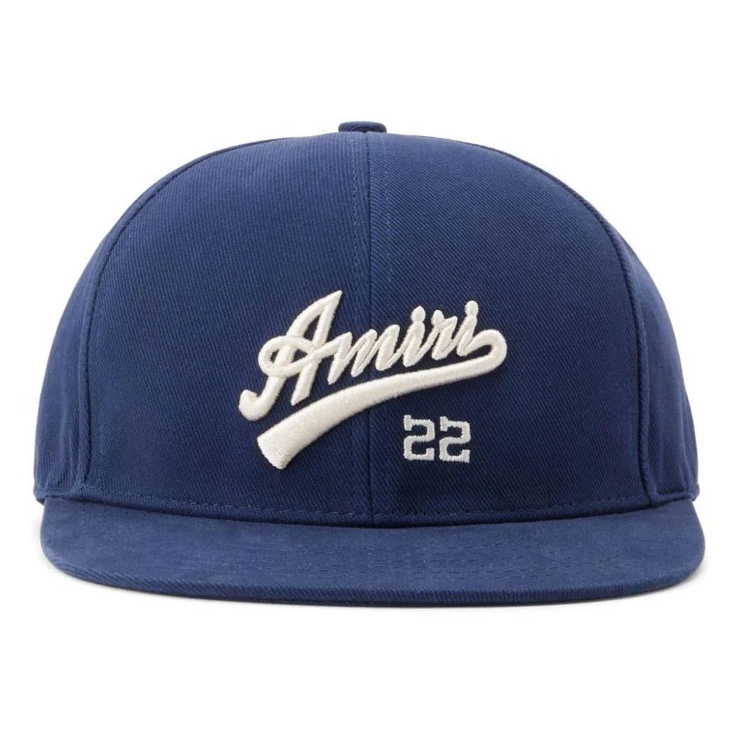 Amiri Embroidery 22 Fitted Cap Blue
