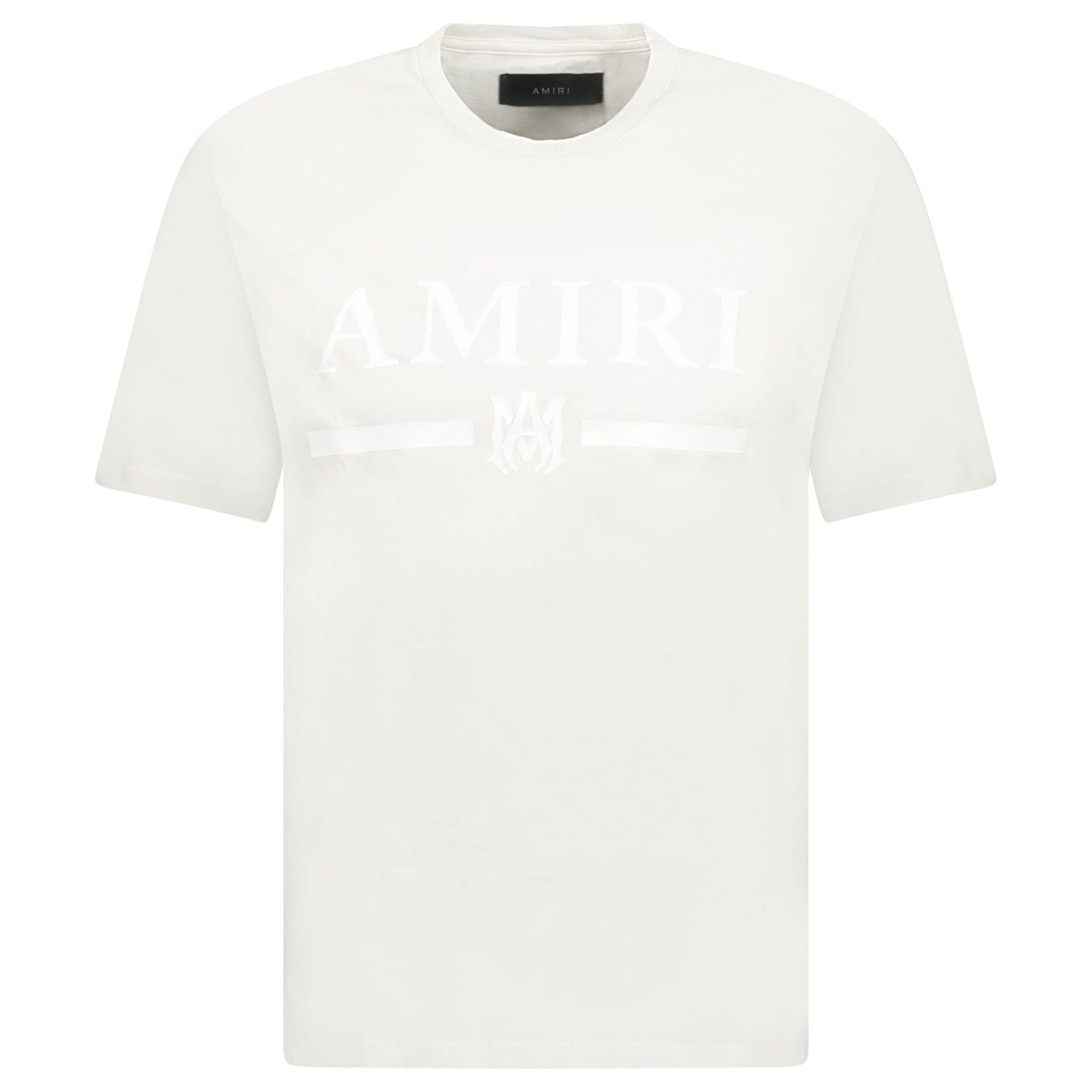 Amiri Ma Bar Logo T-Shirt Alabaster