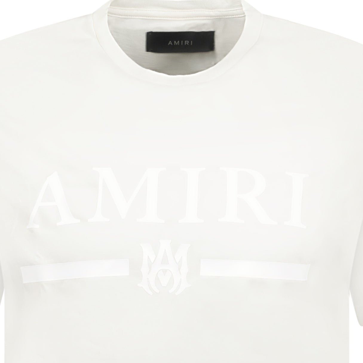 Amiri Ma Bar Logo T-Shirt Alabaster