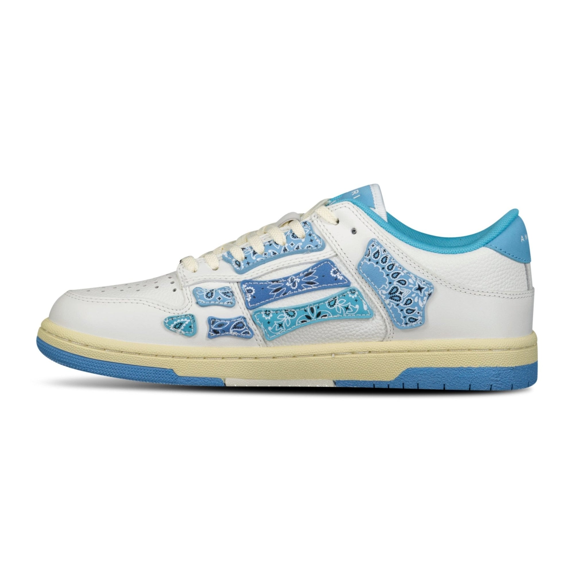 Amiri Skeleton Low Top Bandana Trainers Blue