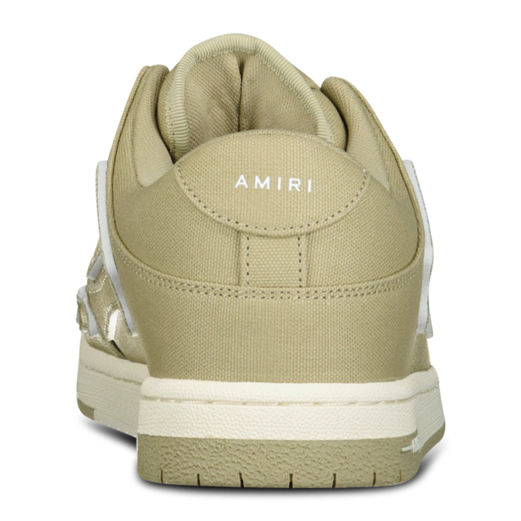 Amiri Skeleton Low Top Canvas Trainers Green