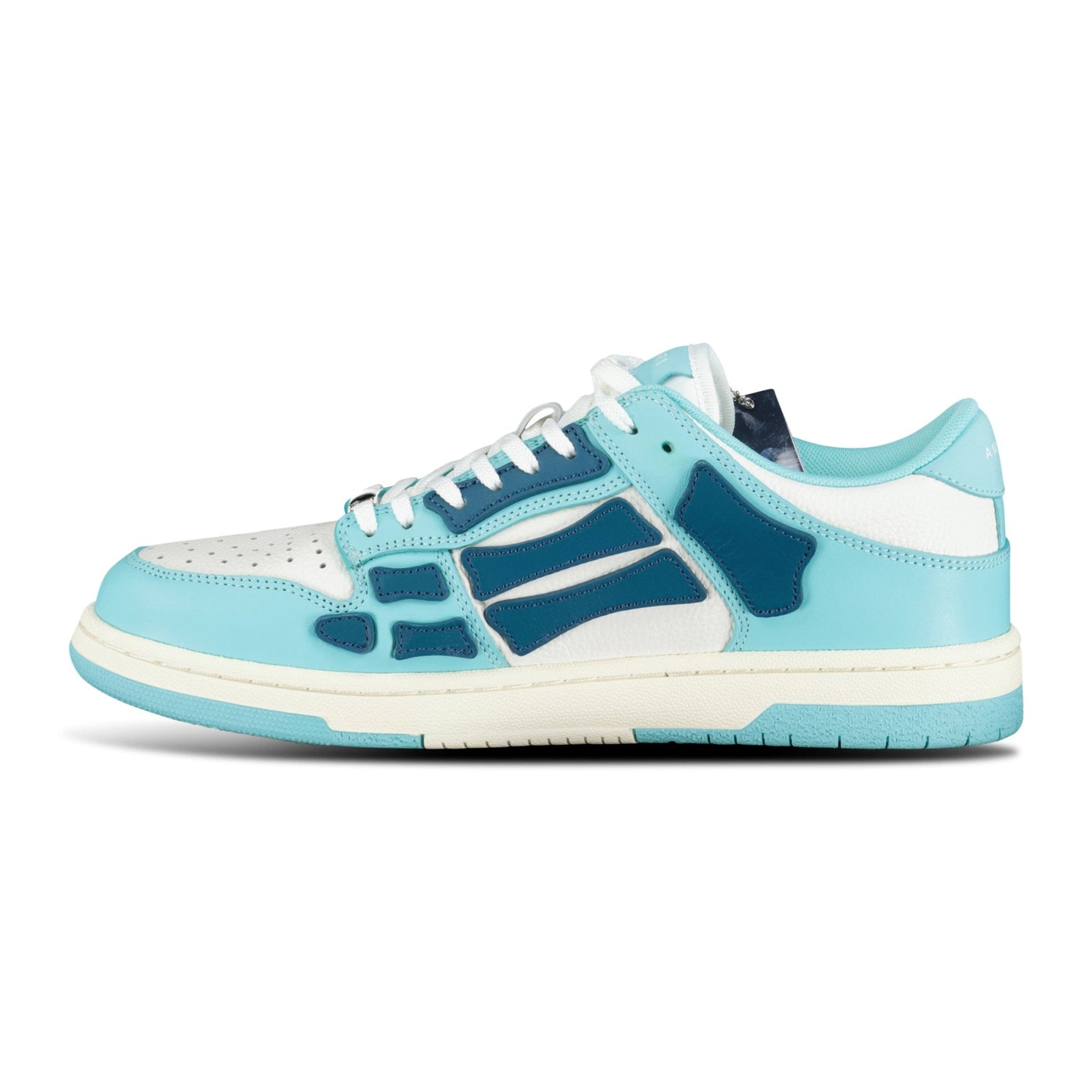 Amiri Skeleton Low Top Trainers Baby Slate Blue