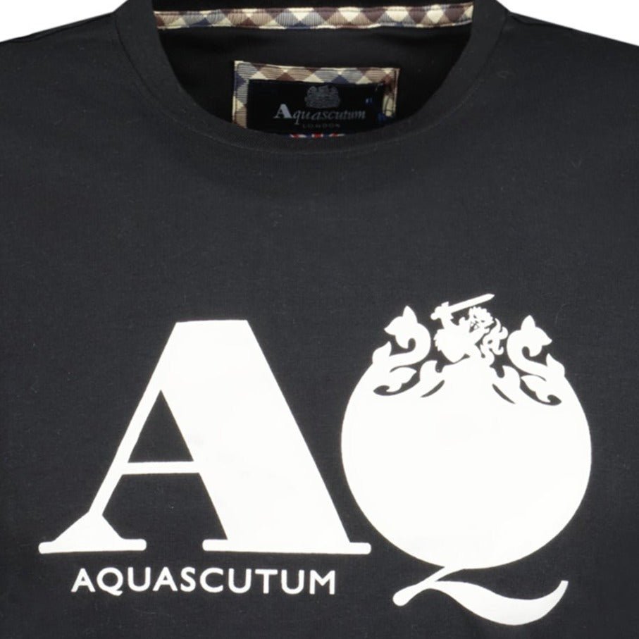 Aquascutum "A" Logo T-Shirt Black