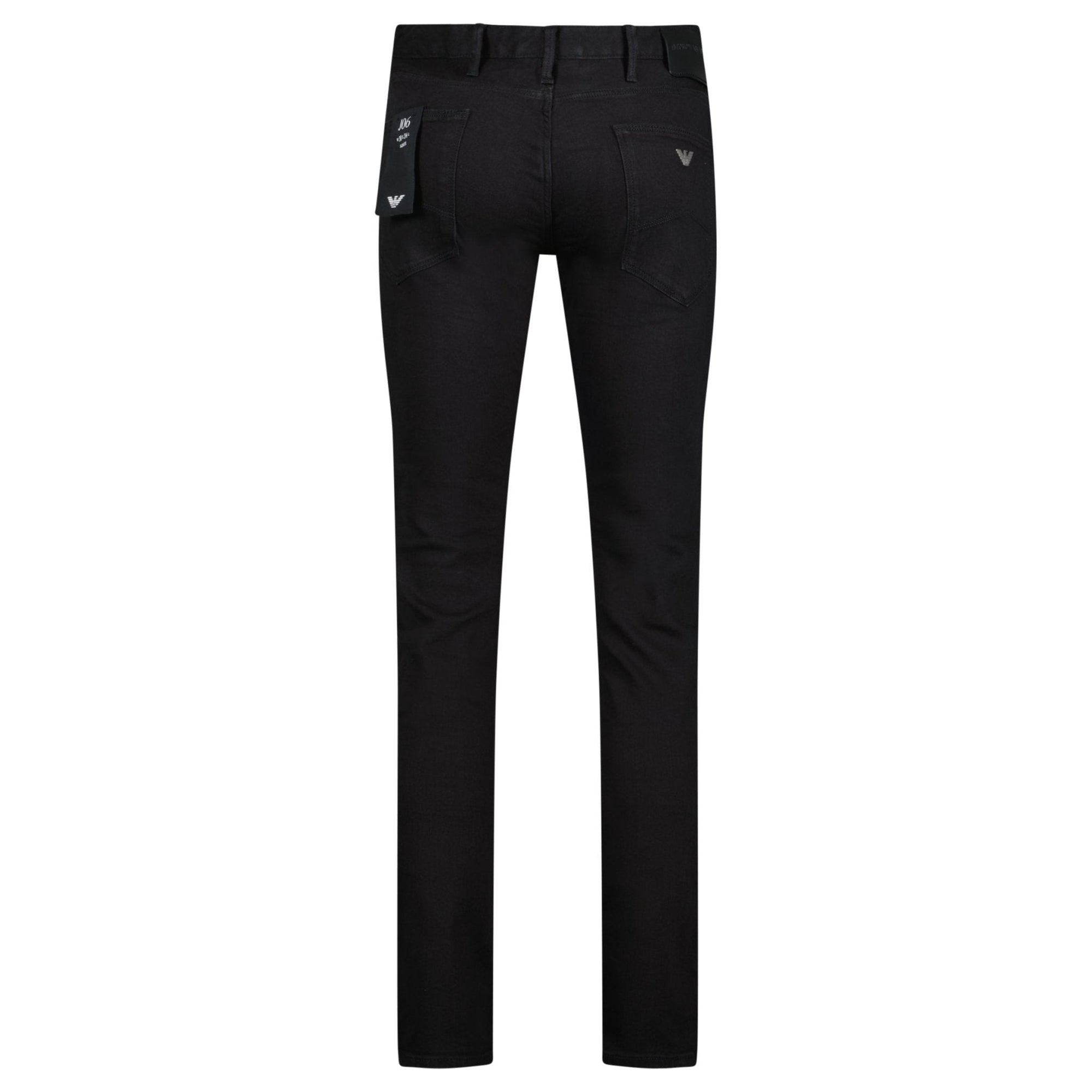 Emporio Armani J06 Slim Fit 5 Pocket Jeans Black