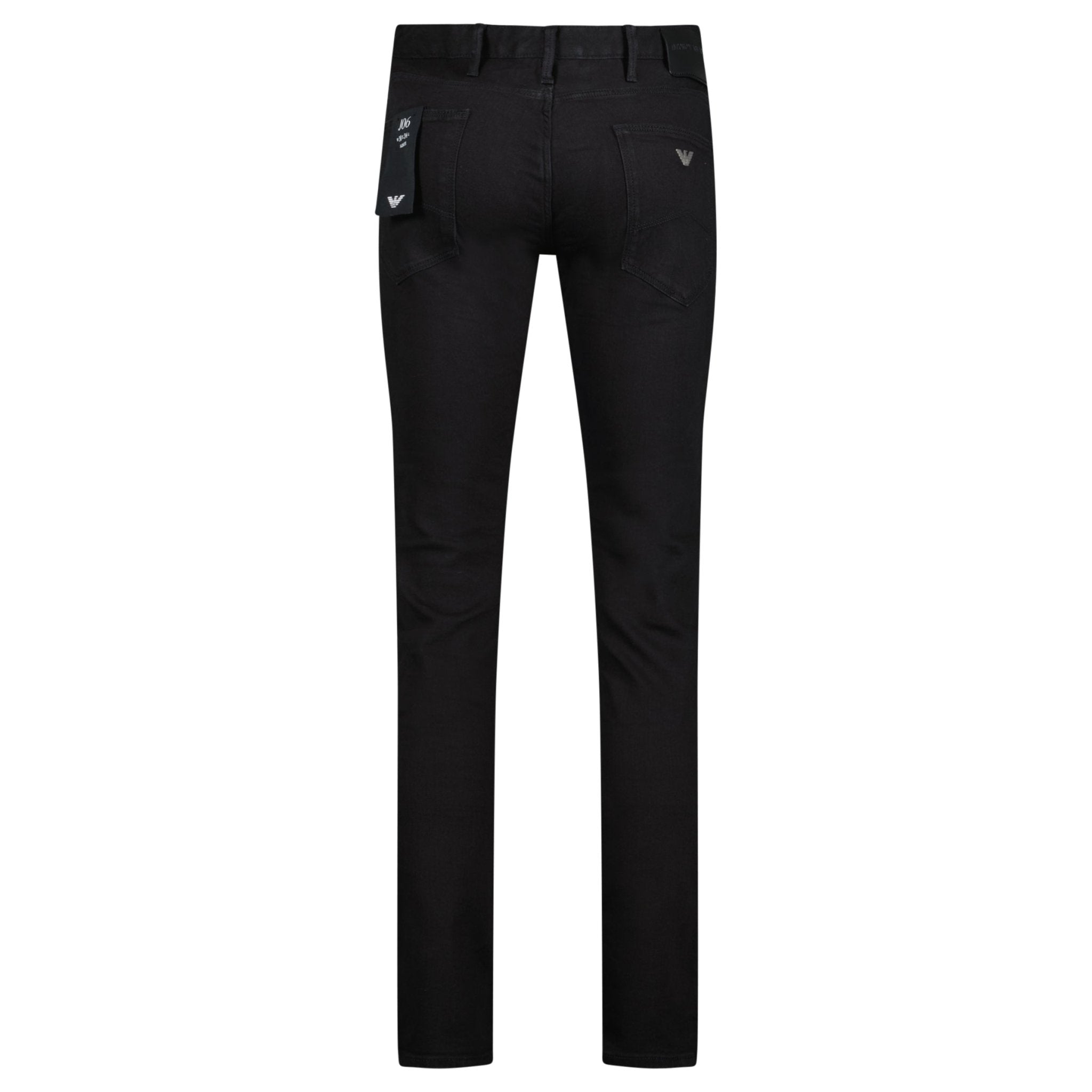 Emporio Armani J06 Slim Fit 5 Pocket Jeans Black