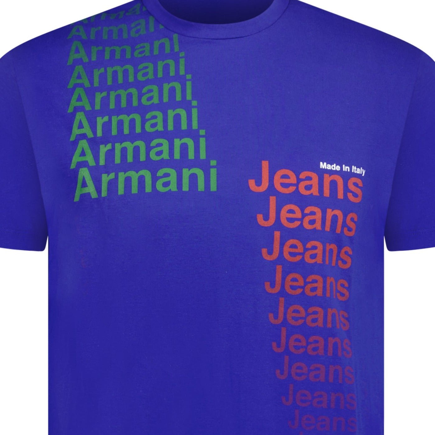Emporio Armani Logo T-Shirt Blue