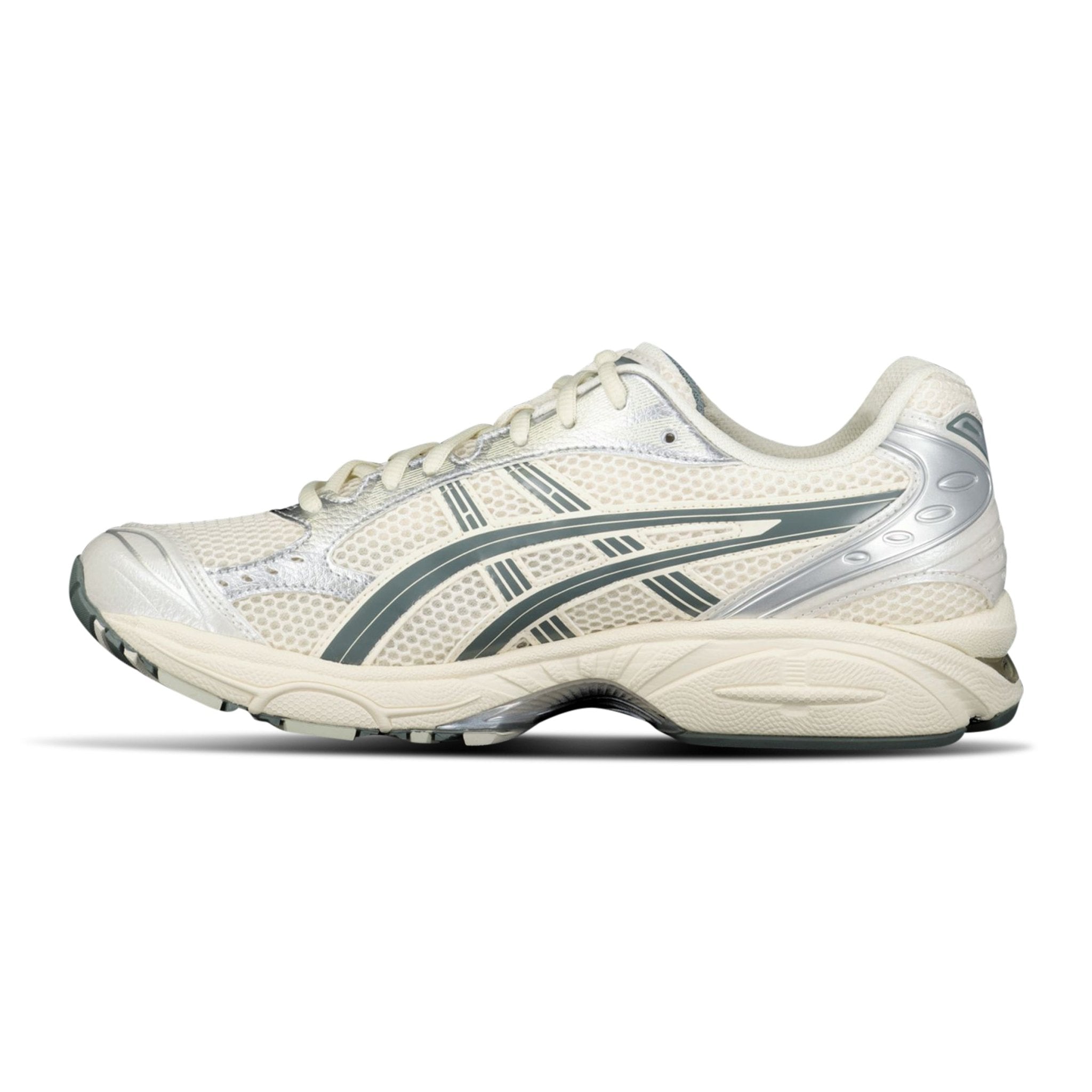 Asics GEL KAYANO 14 Trainers Birch, Silver & Green