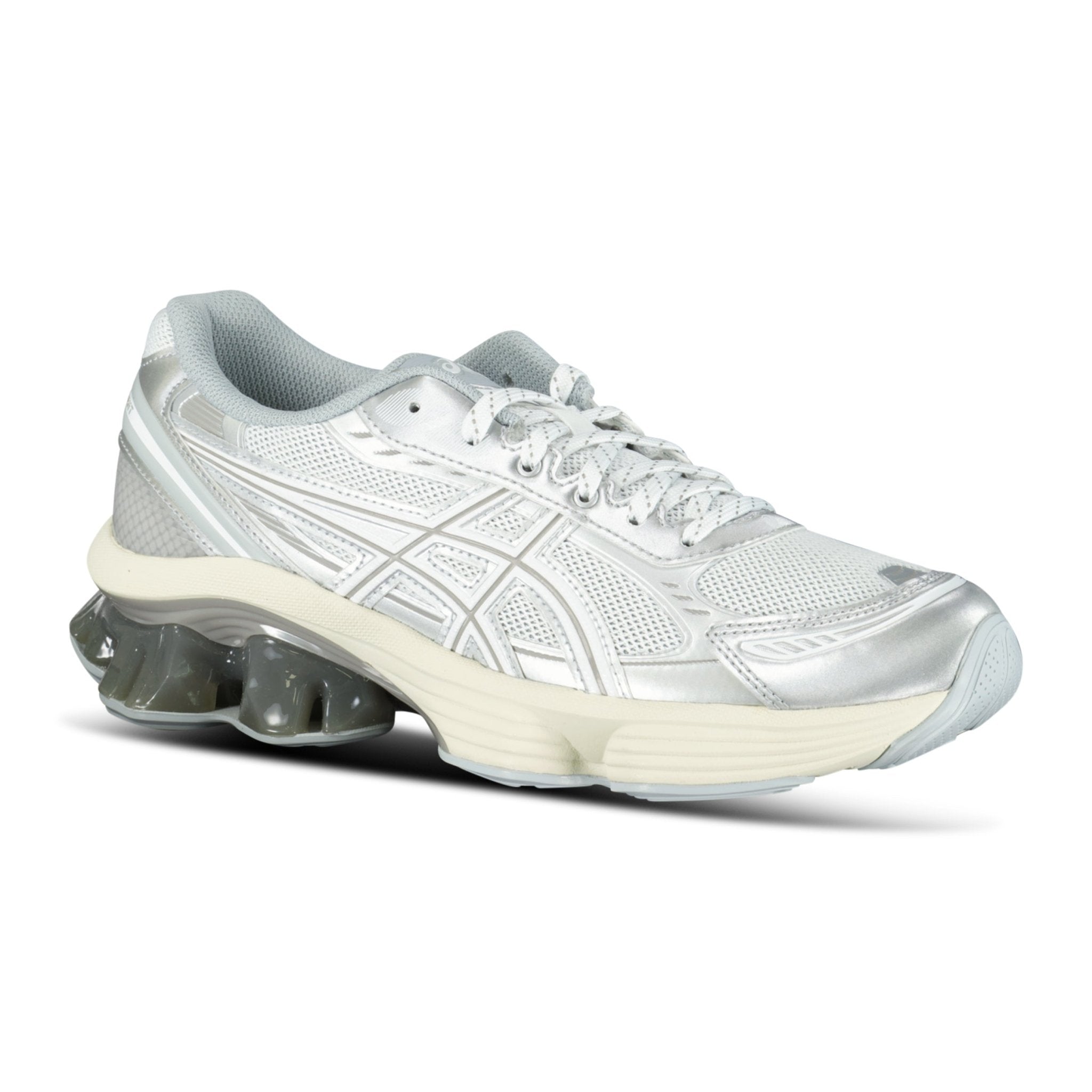 Asics GEL-KINETIC FLUENT Trainers White & Silver