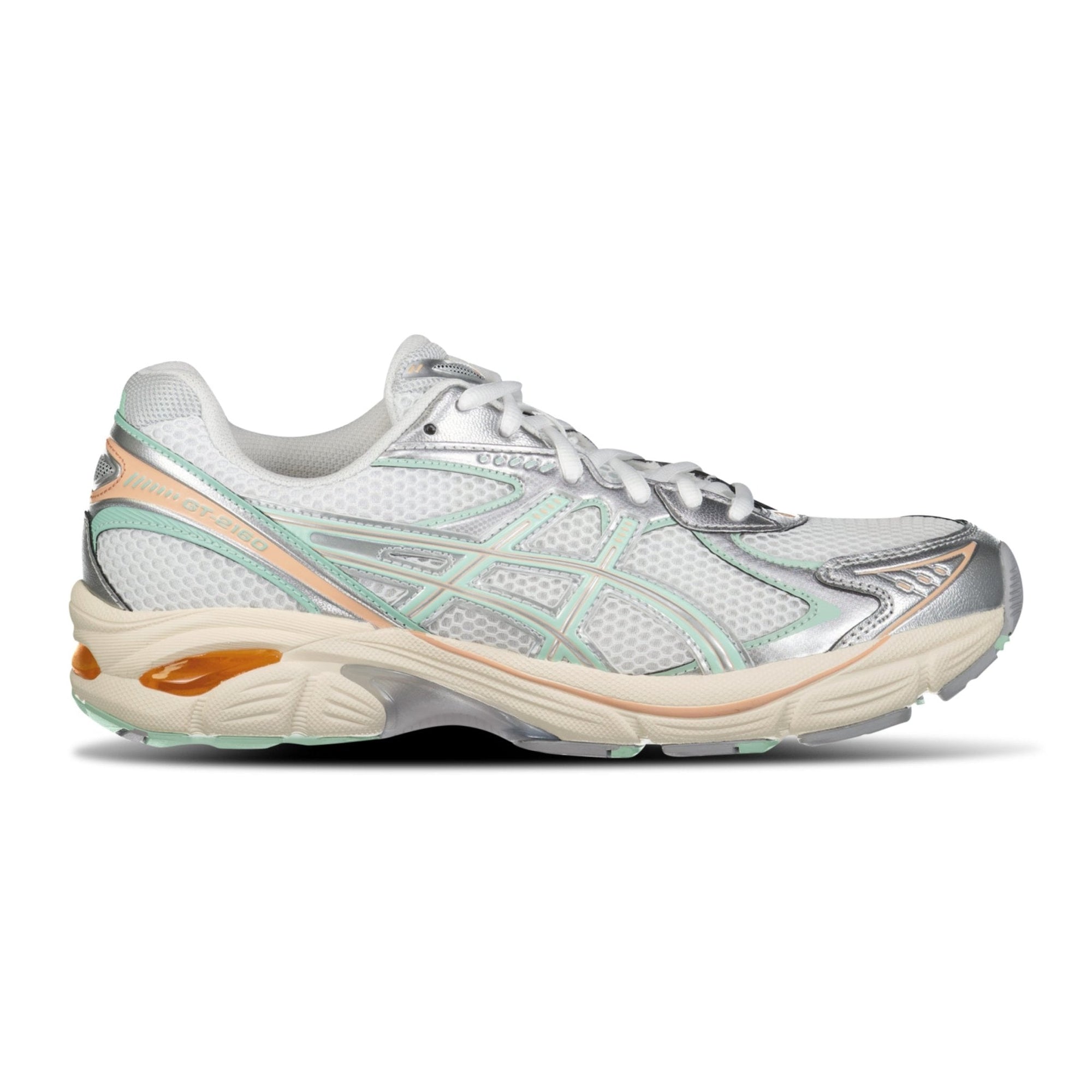 Asics GT-2160 Trainers in White Mint