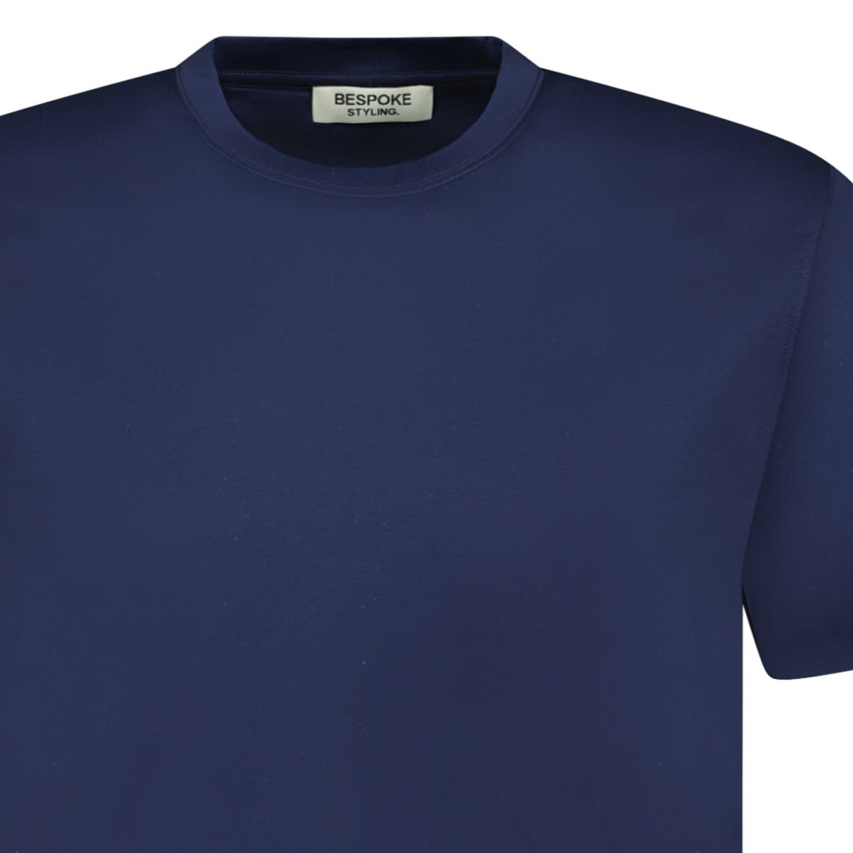 Bespoke Styling Mercerized Cotton T-Shirt Navy