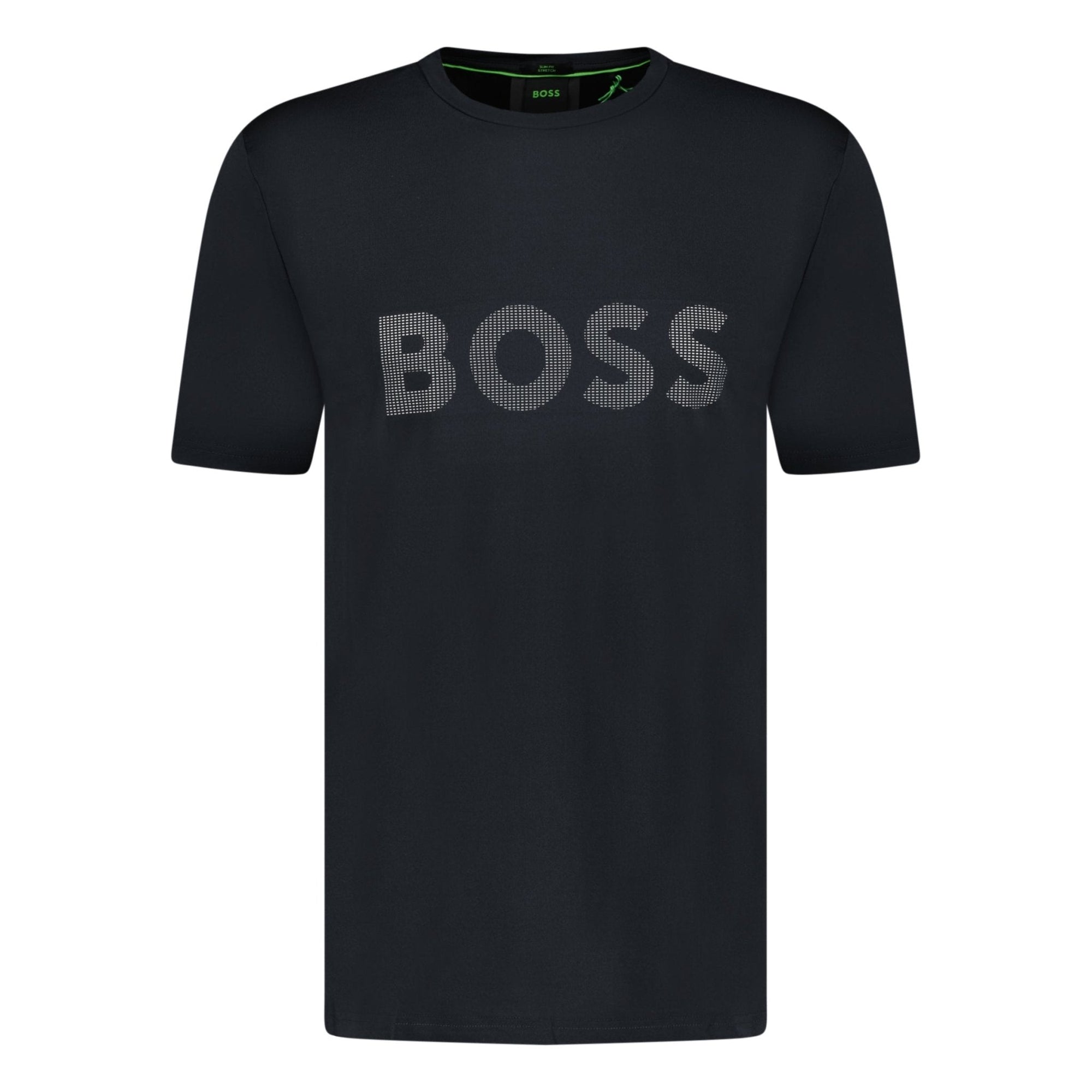 Hugo Boss Active Logo-Print T-Shirt Black