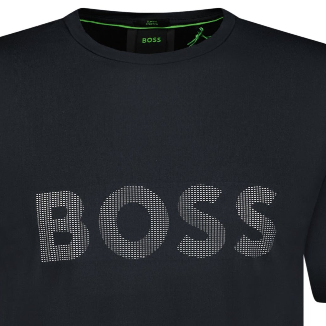 Hugo Boss Active Logo-Print T-Shirt Black