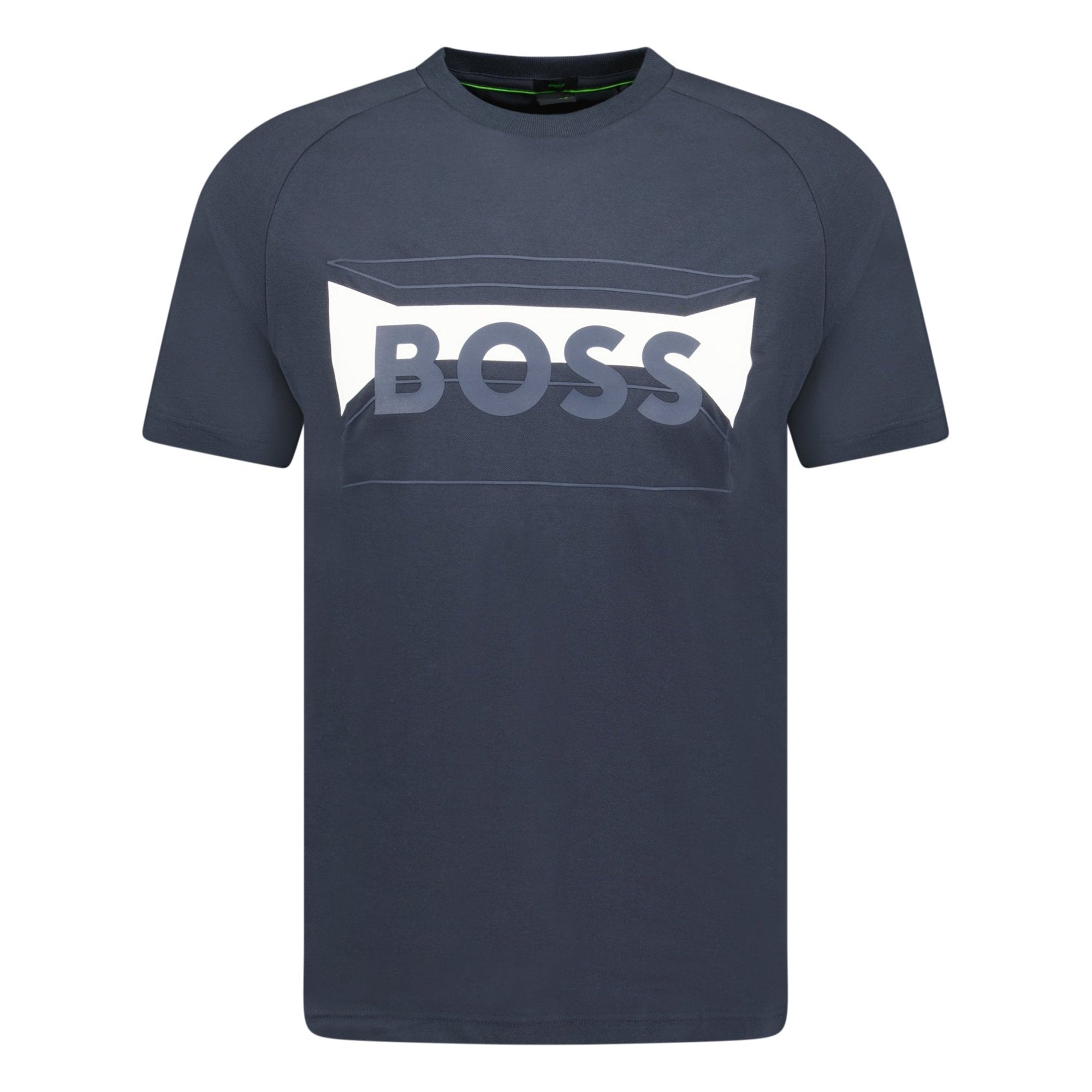 Hugo Boss Artwork Logo T-Shirt Navy