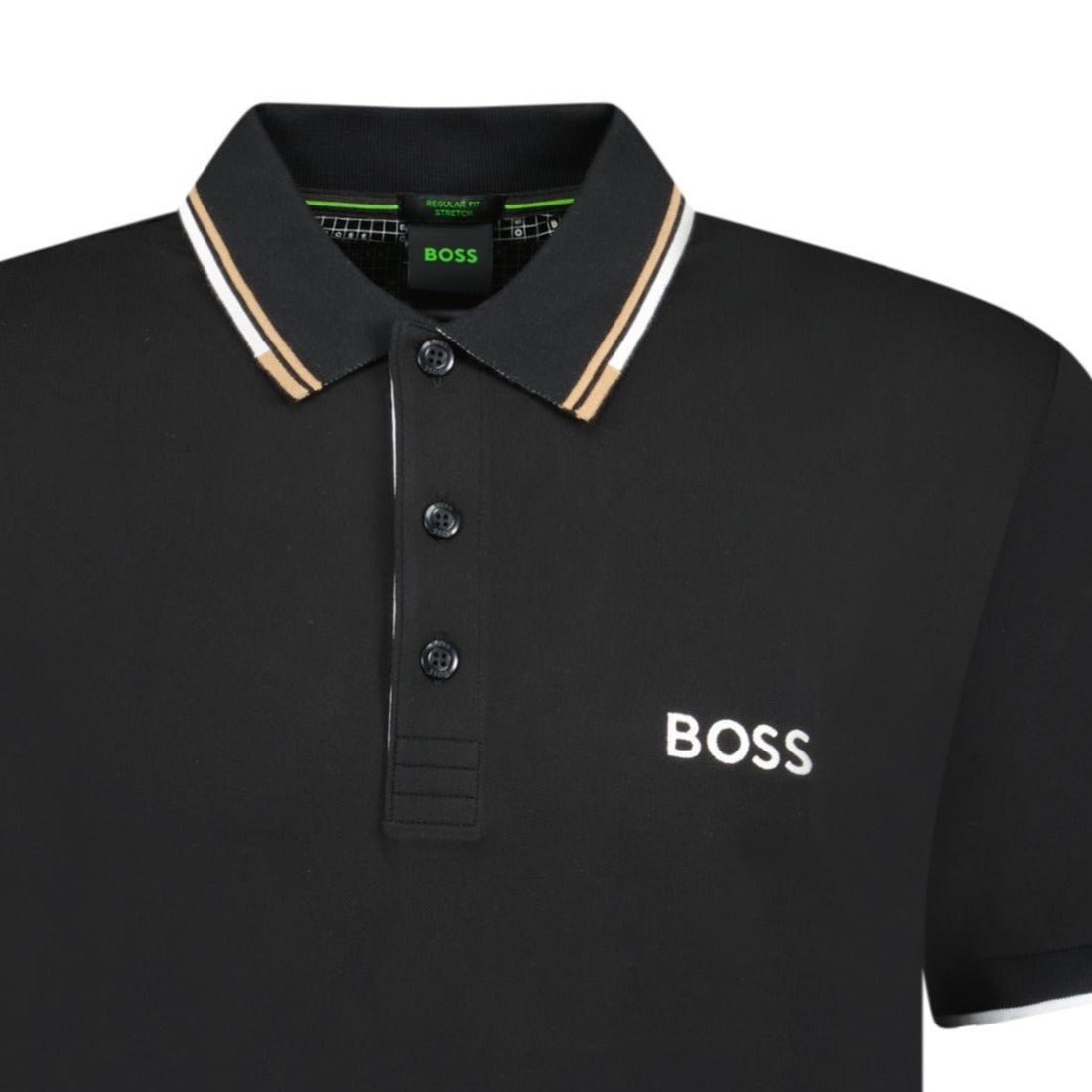 Hugo Boss Green Label Paddy Pro Polo Shirt Black