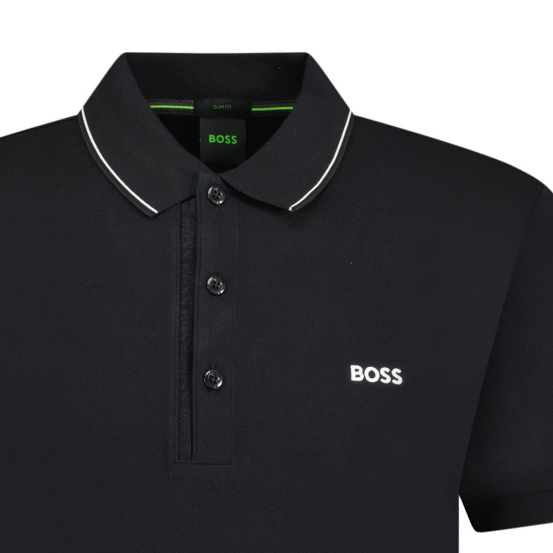 Hugo Boss Paule 4 Polo T-Shirt Black
