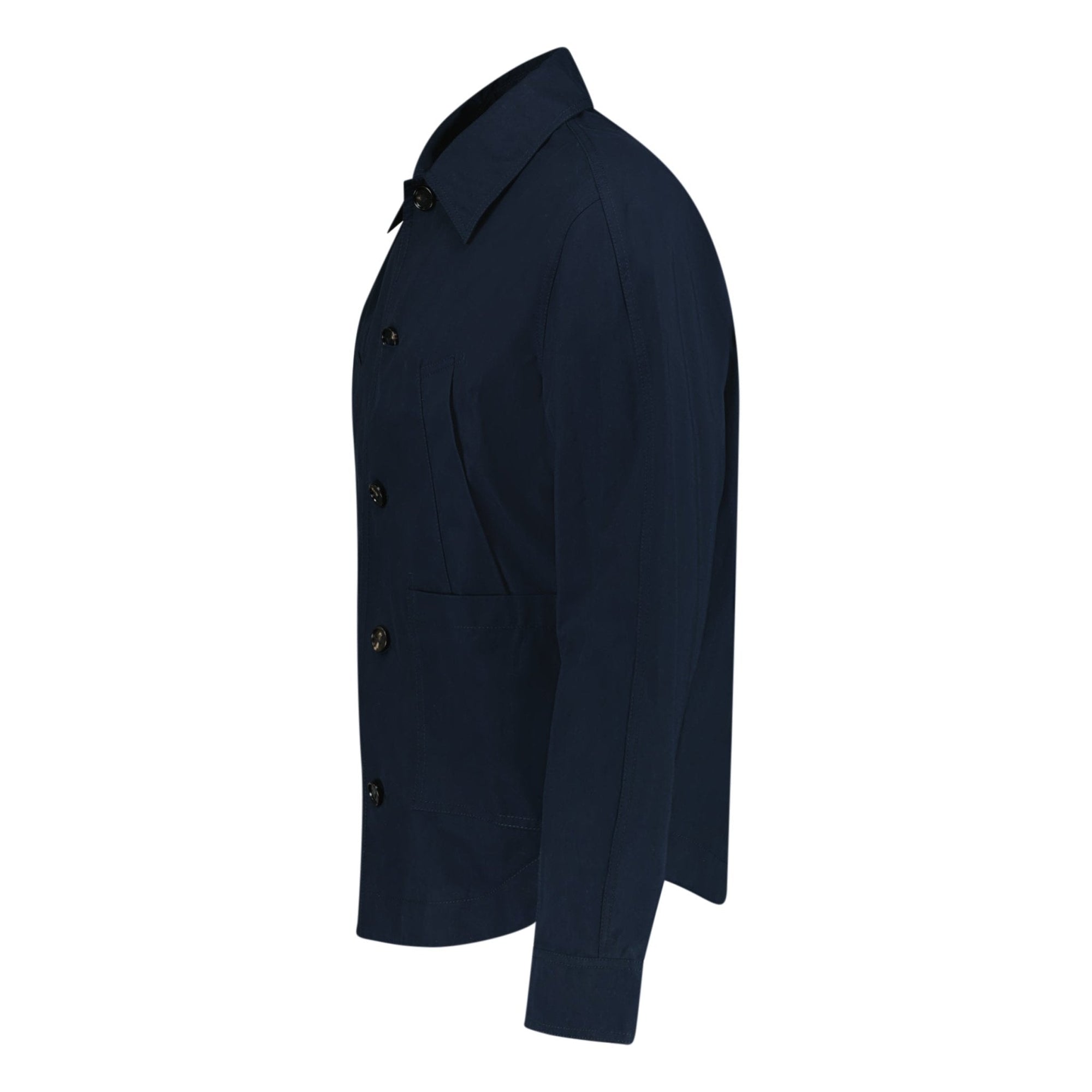 Bottega Veneta Buttoned Overshirt Navy