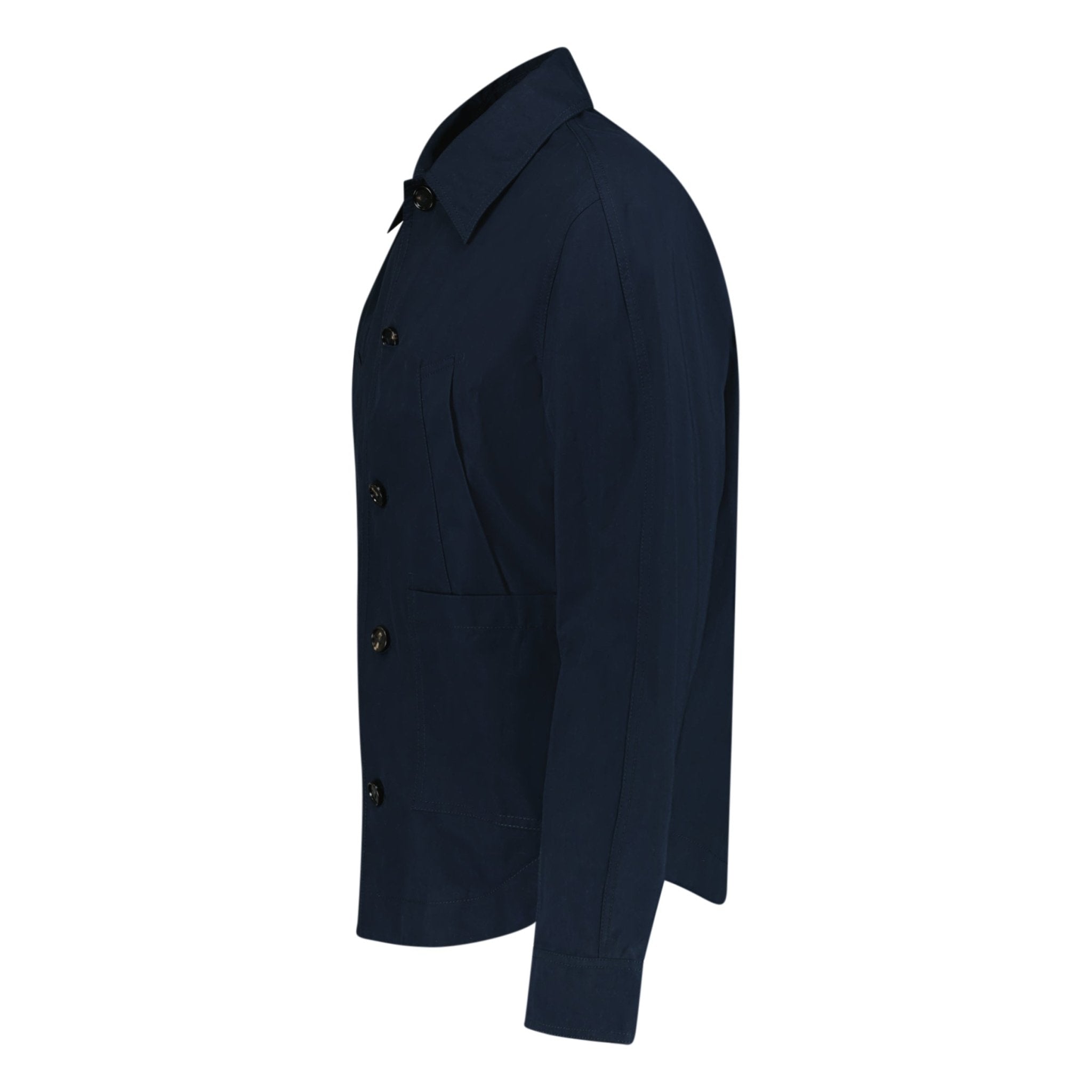 Bottega Veneta Buttoned Overshirt Navy