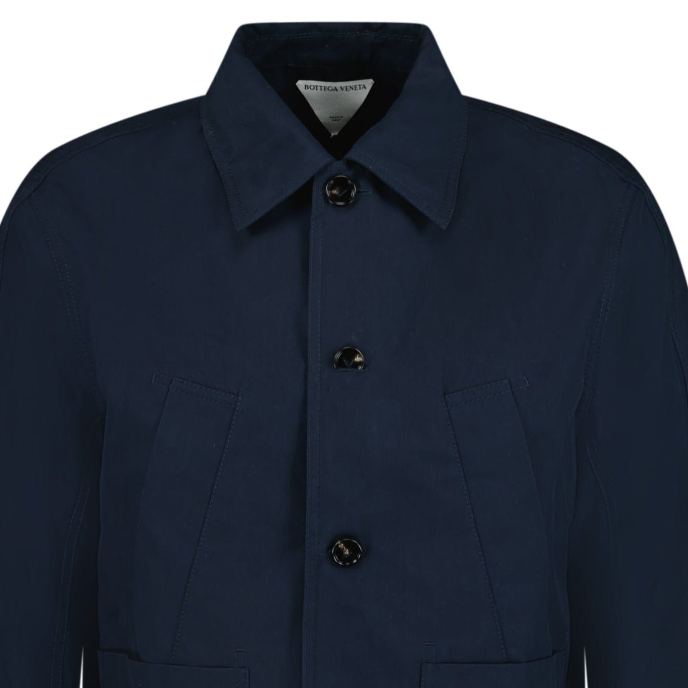 Bottega Veneta Buttoned Overshirt Navy