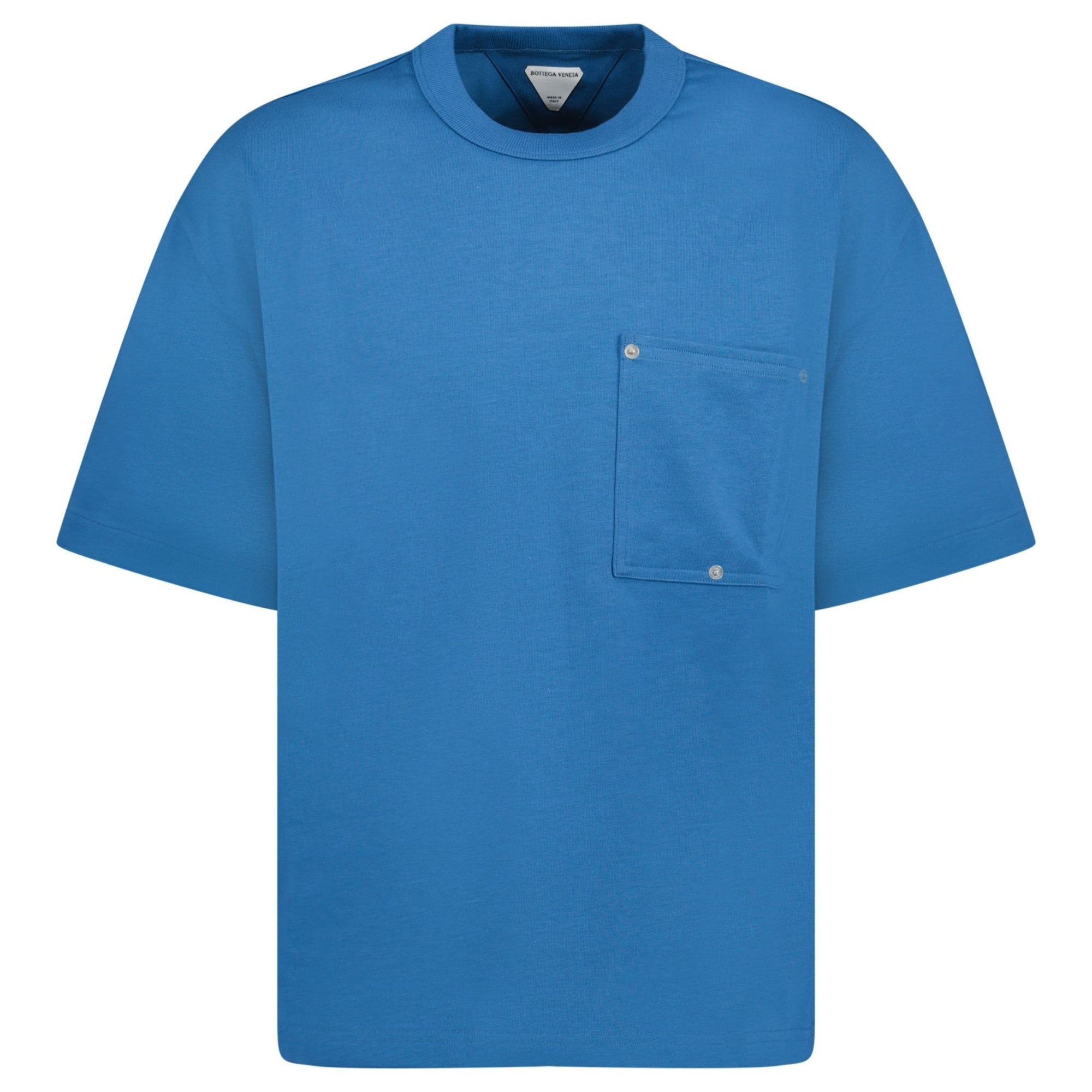 Bottega Veneta Heavy Jersey T-Shirt Pacific Blue