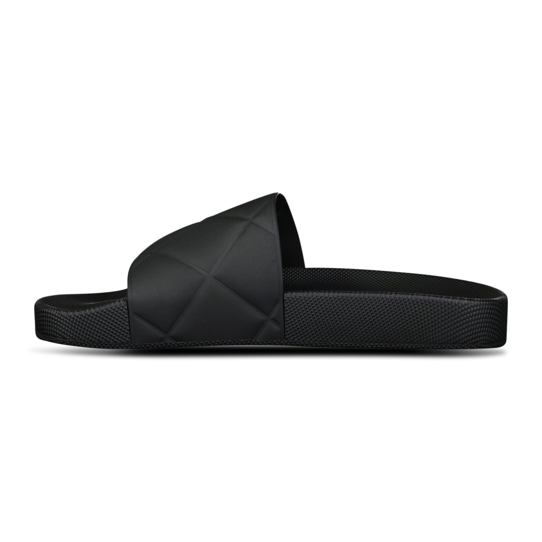 Bottega Veneta Quilted Sliders Black