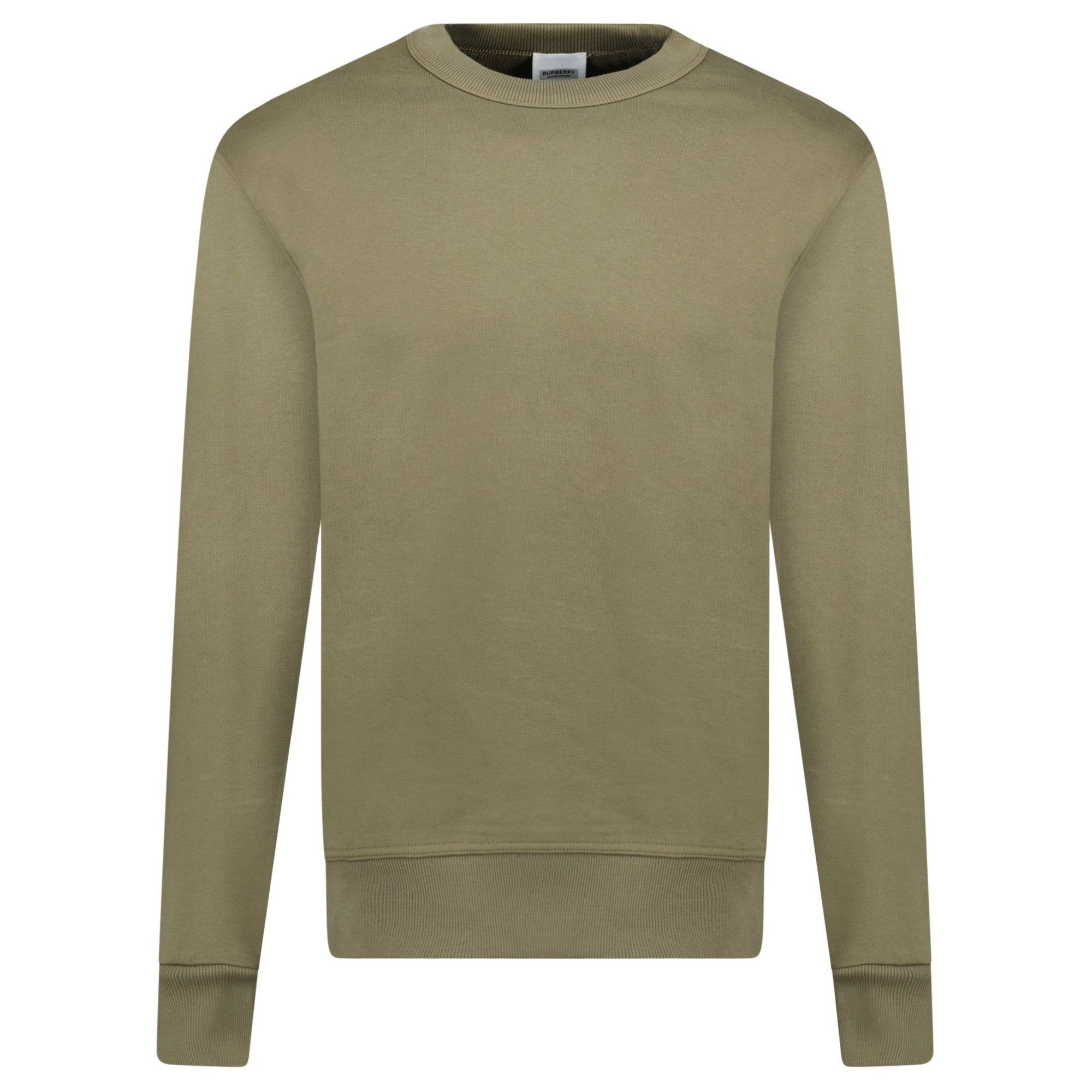 Burberry 'Acklow' Rear Logo Print Sweatshirt Khaki