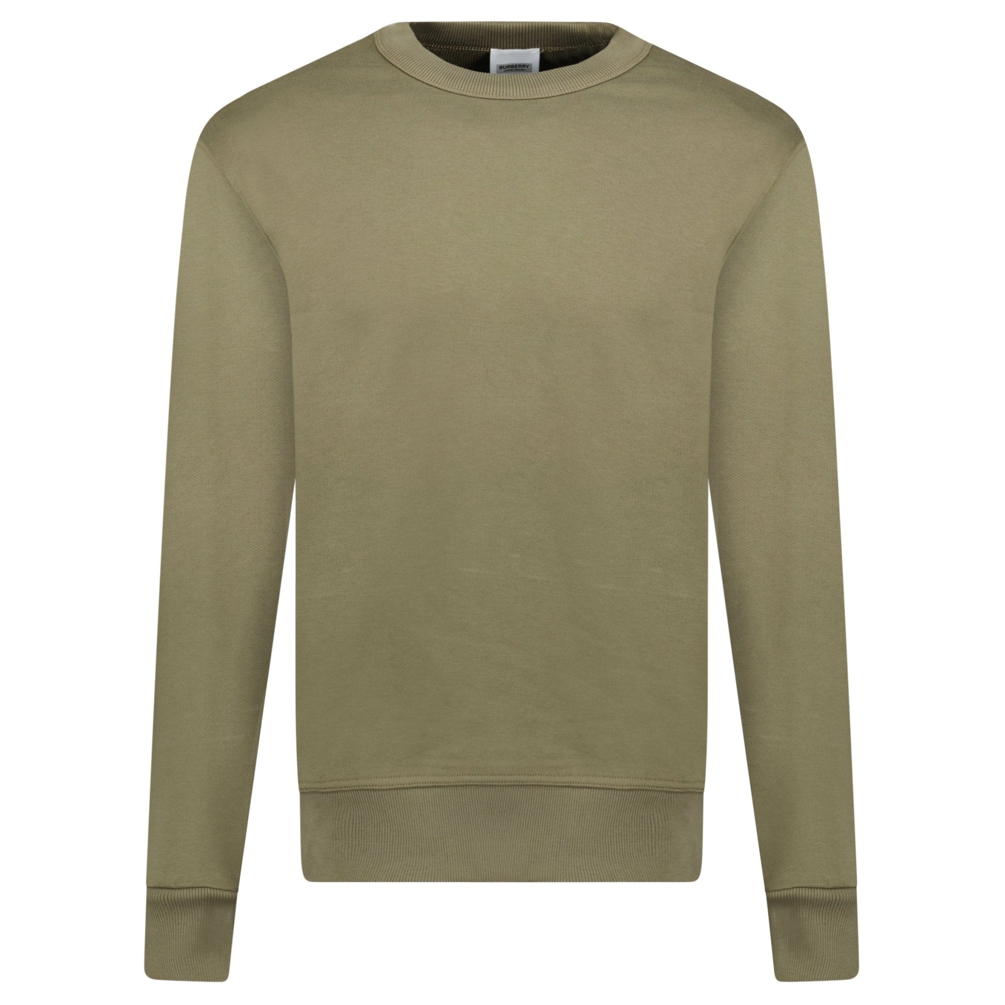 Burberry 'Acklow' Rear Logo Print Sweatshirt Khaki