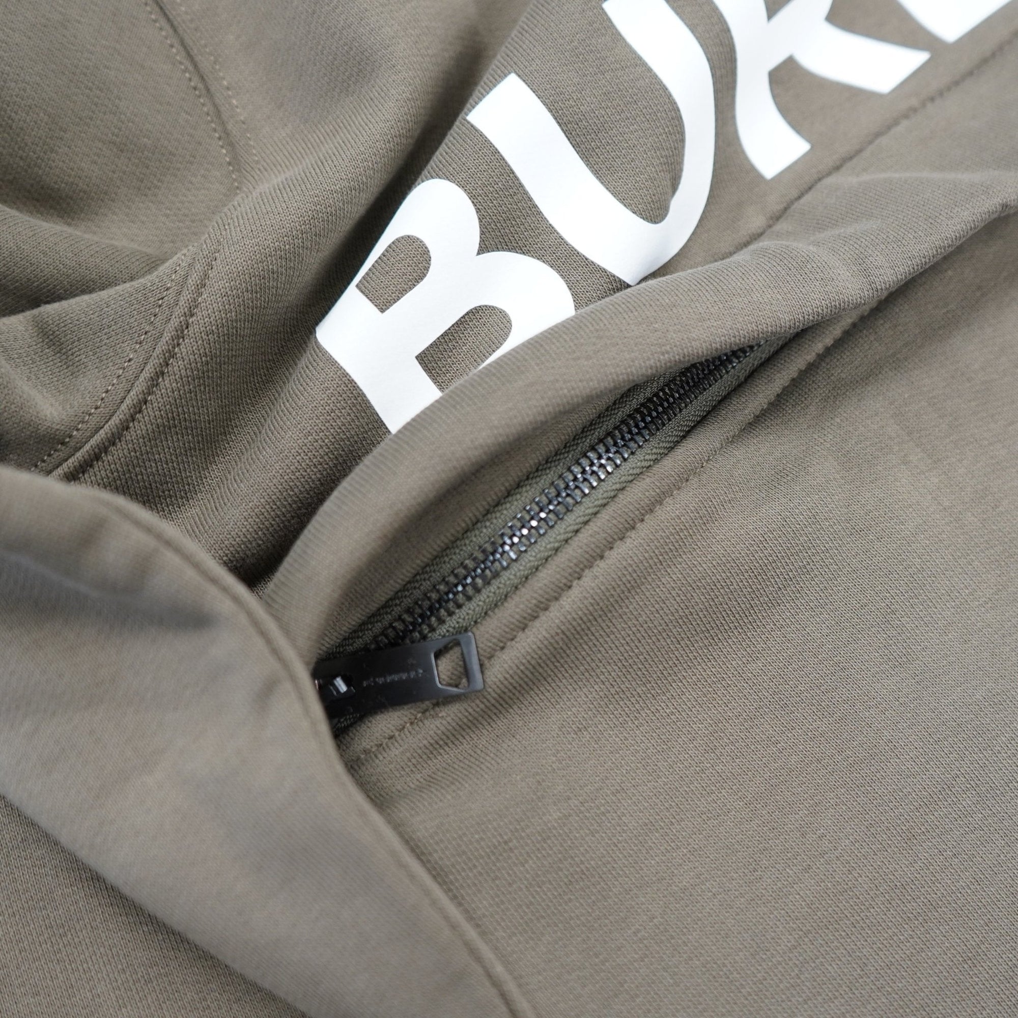 Burberry 'Acklow' Rear Logo Print Sweatshirt Khaki