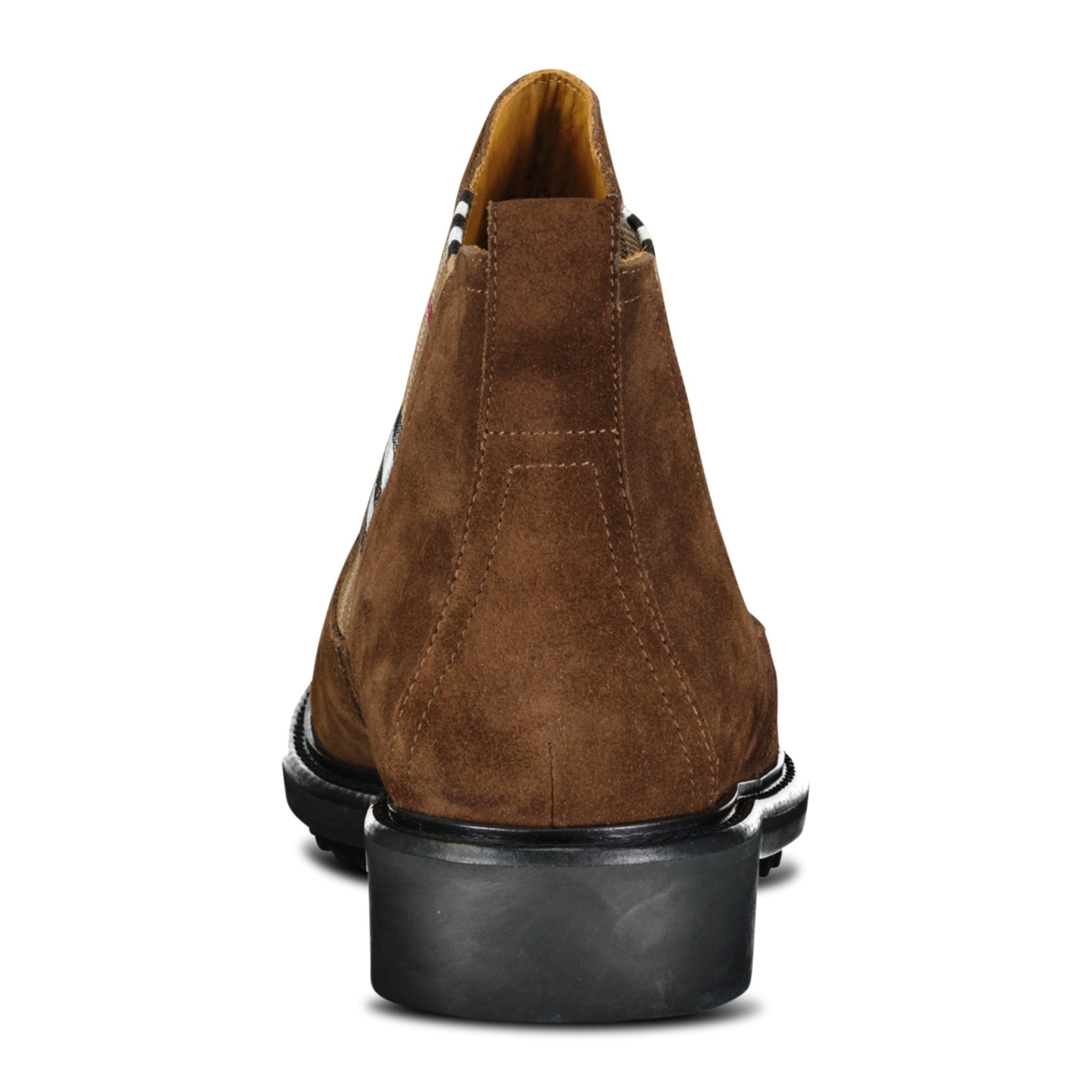 Burberry Allostock Suede Chelsea Boots Brown