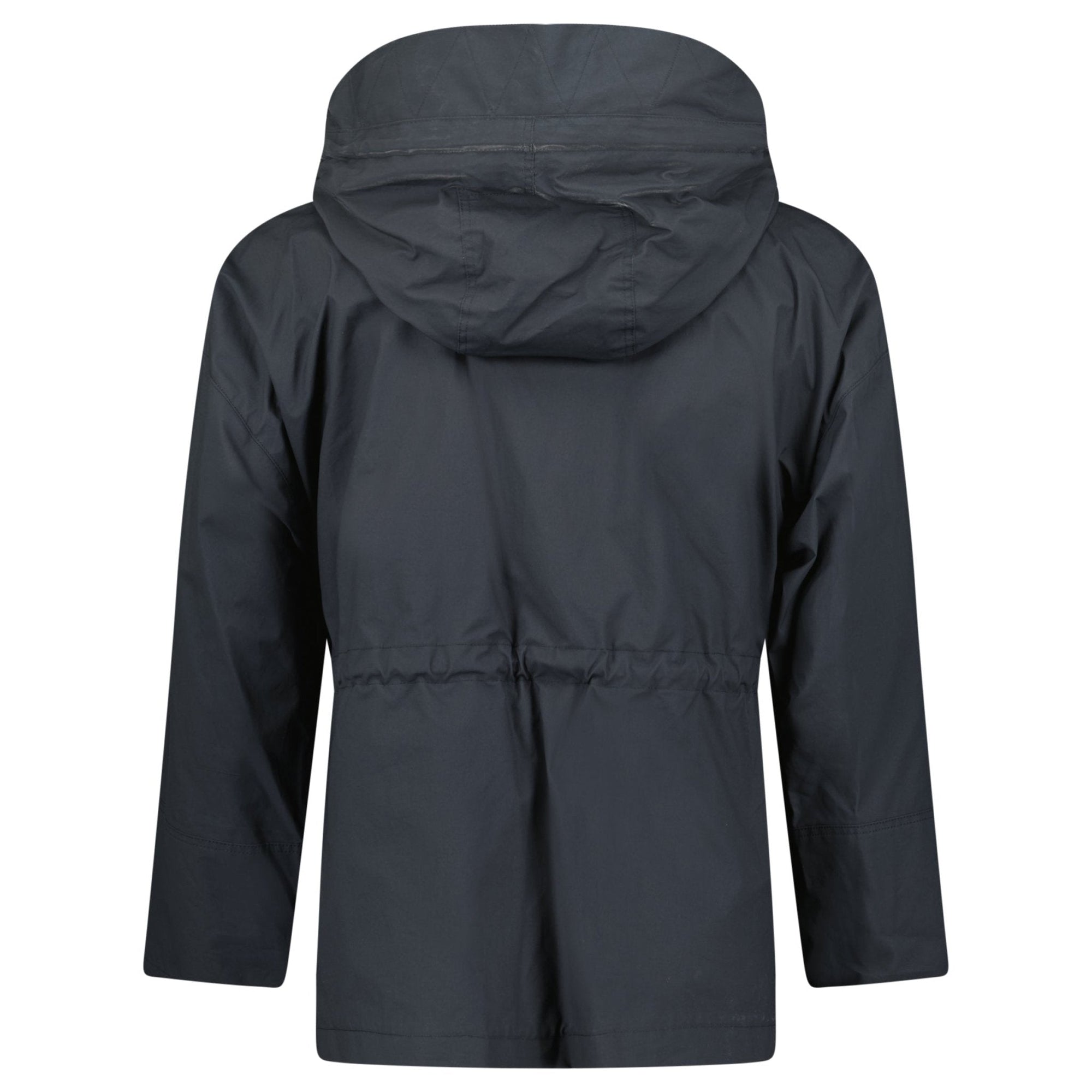 Burberry 'Birley' Check Hooded Rain Jacket Black