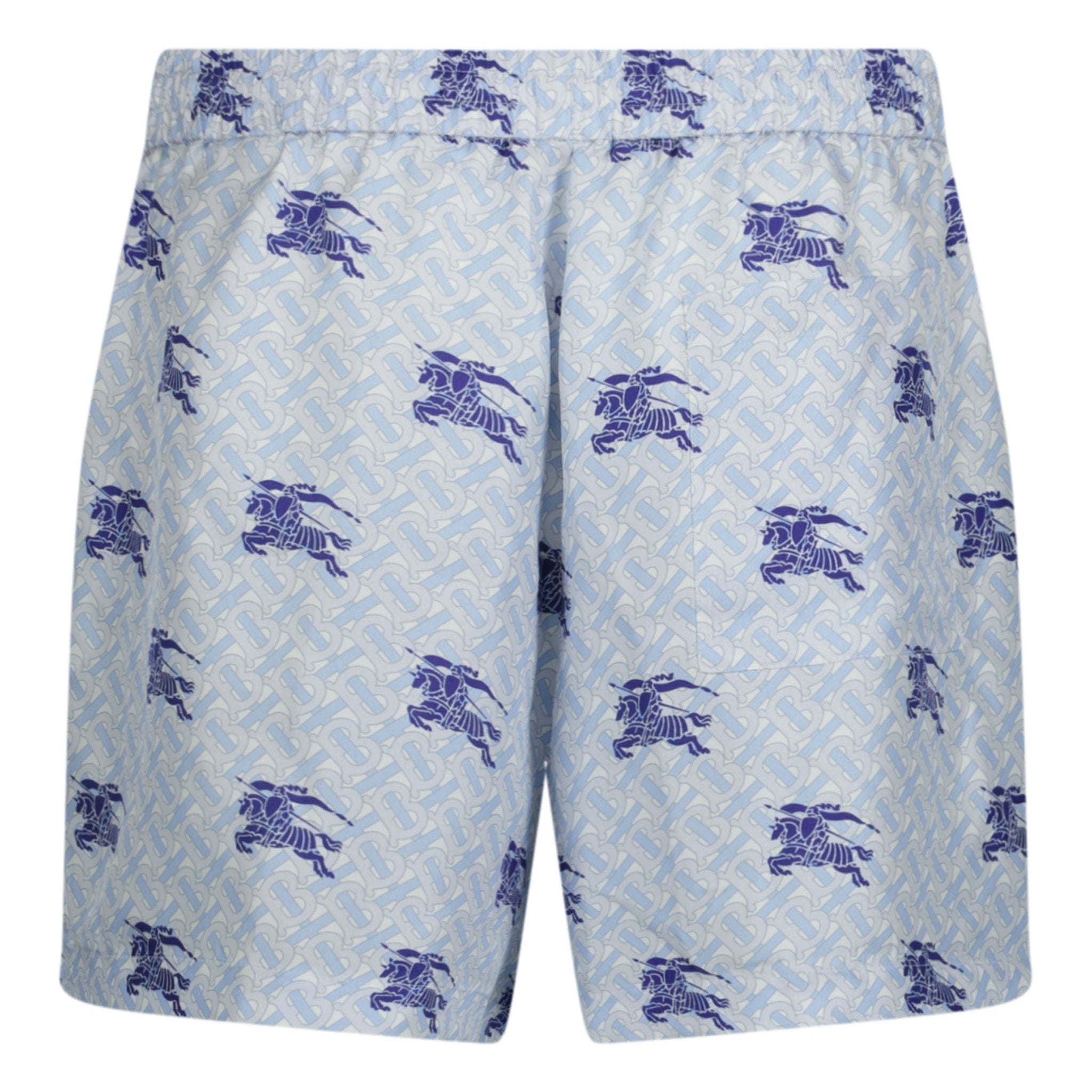 Burberry 'Brandon' Silk Shorts Blue