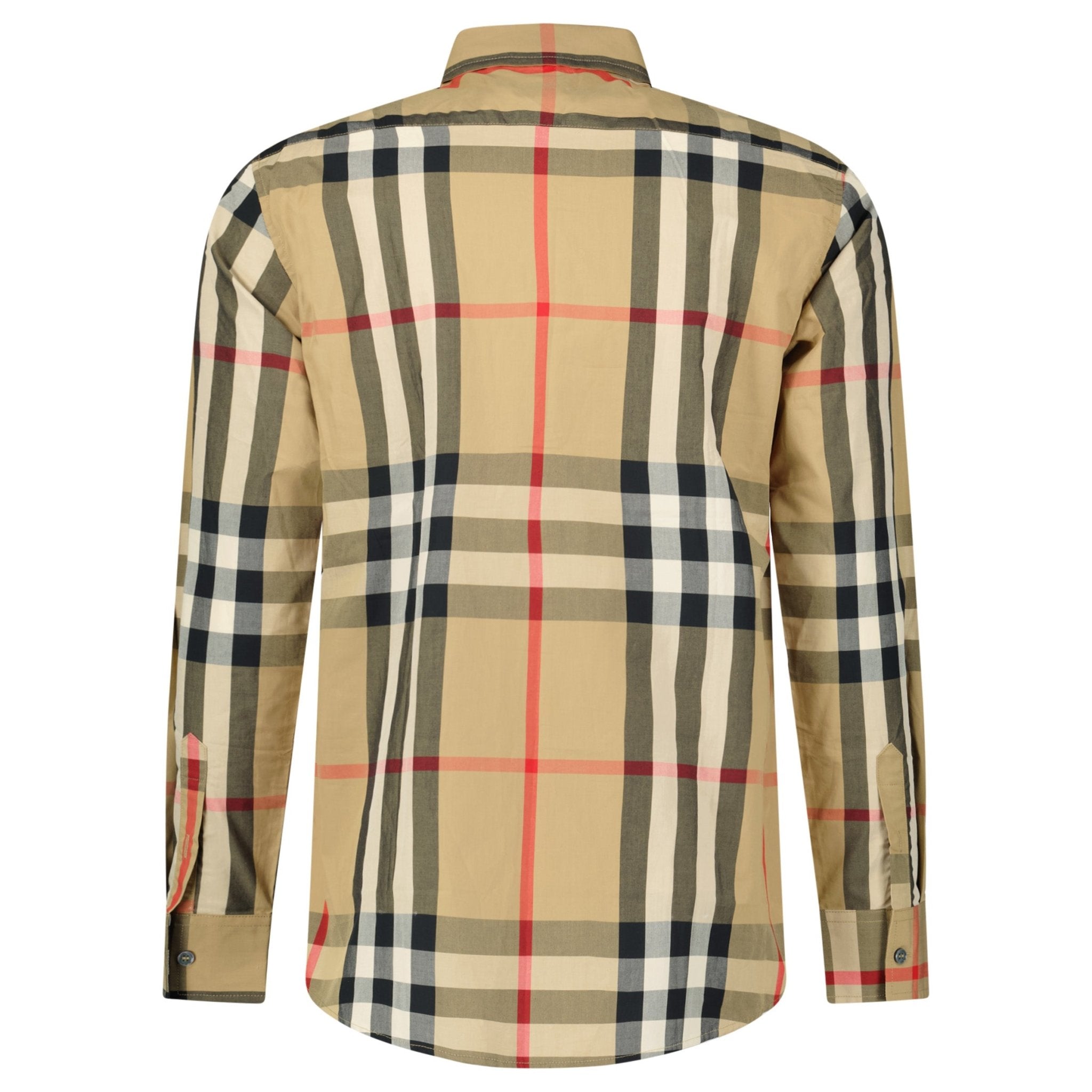 Burberry 'Claverdon' Check Shirt in Taupe brown