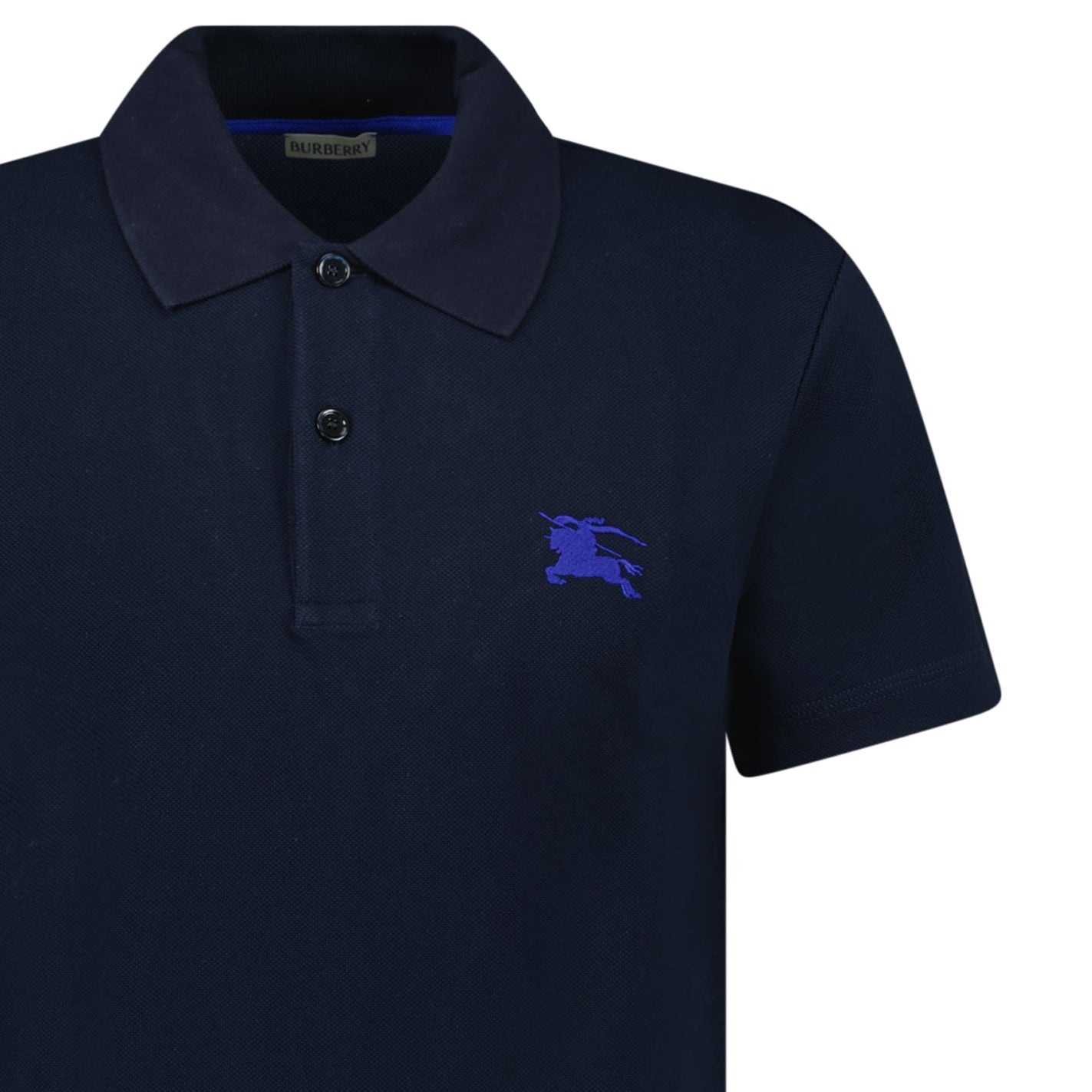 Burberry EKD Cotton Polo Shirt in Navy