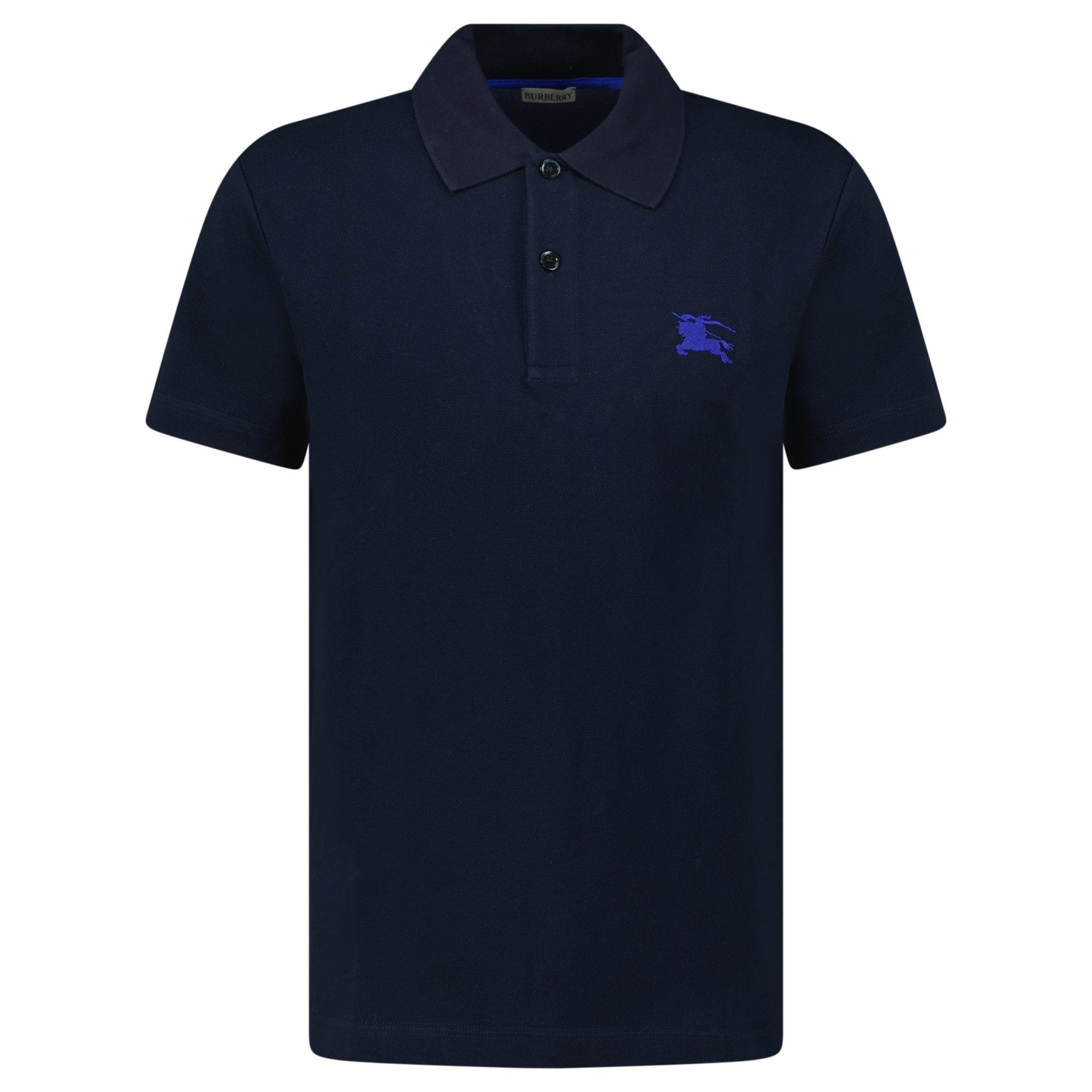 Burberry EKD Cotton Polo Shirt in Navy