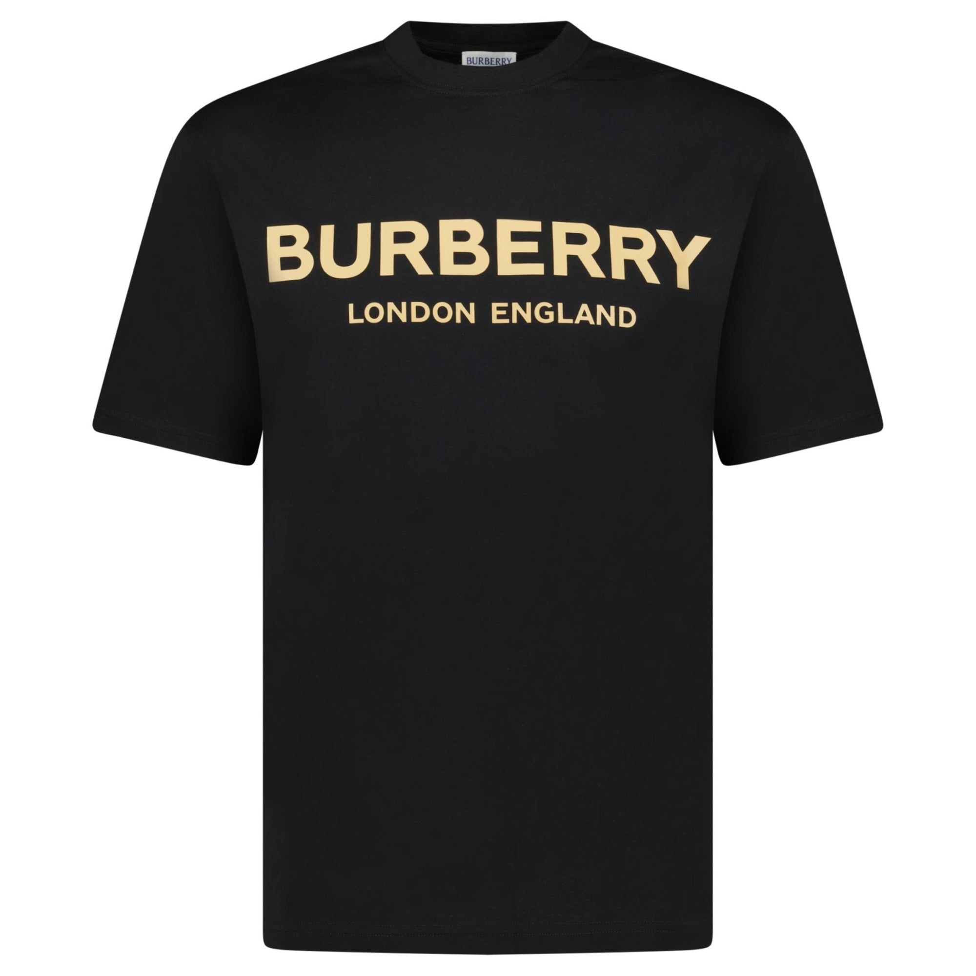 Burberry 'Ellison' Logo Print T-Shirt Black
