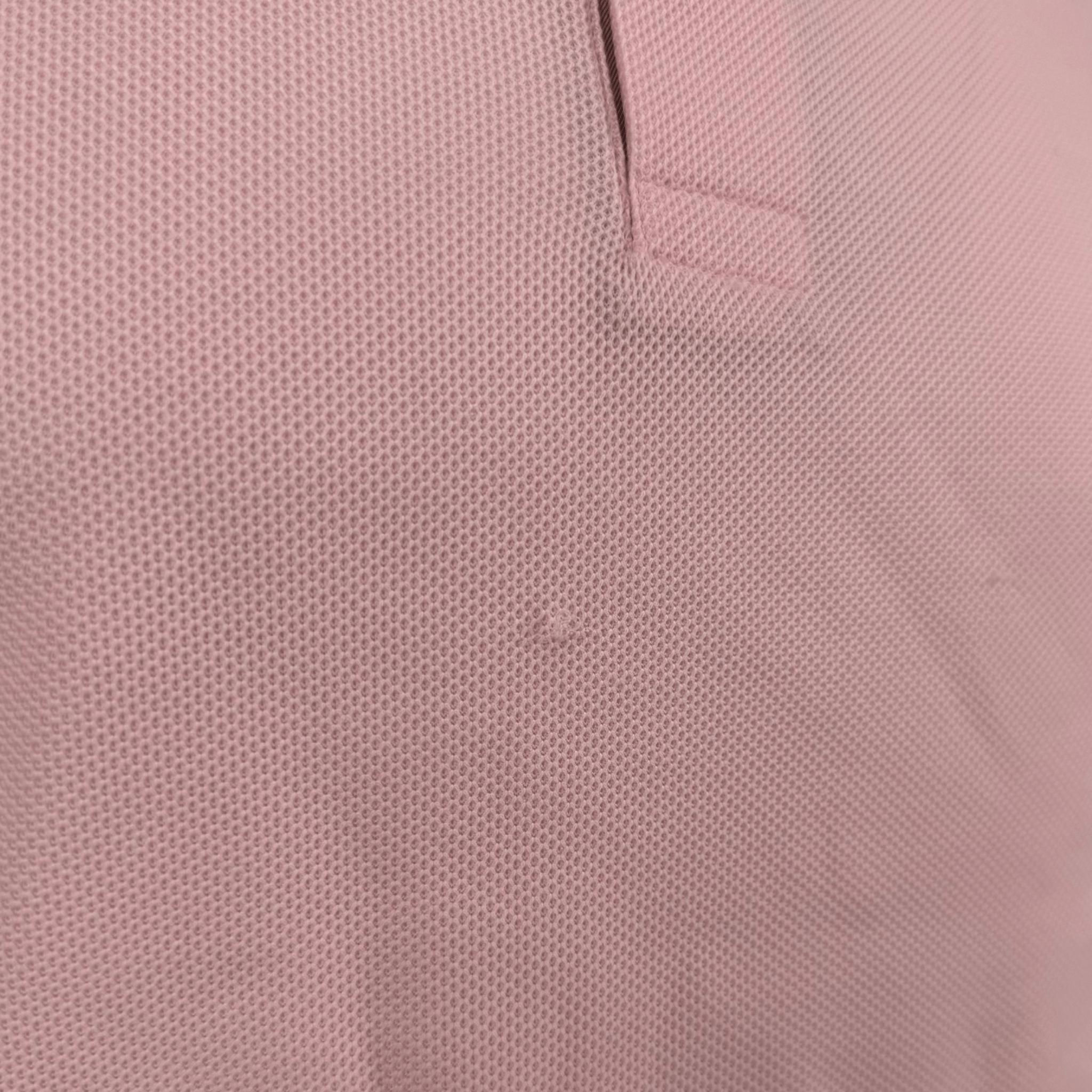 Burberry 'Hartford' Check Placket Polo Pink (Defect)