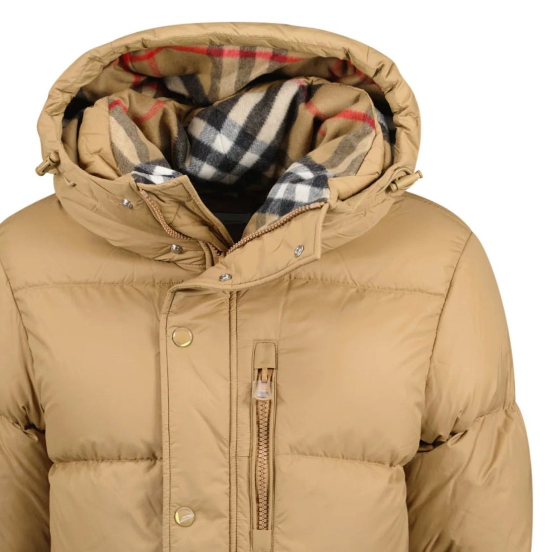 Burberry Haworth Mid Length Down Puffer Jacket Beige