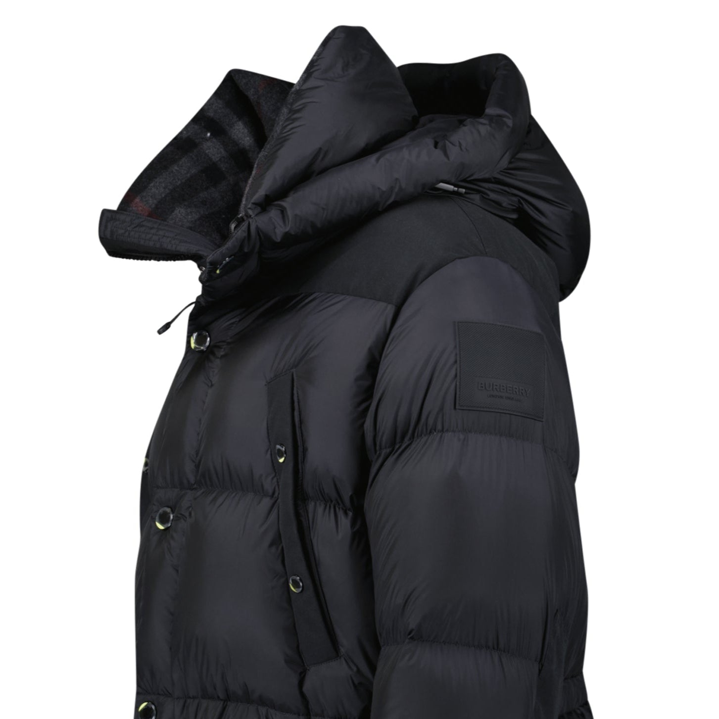 Burberry 'Lindford' Puffer Coat in Black