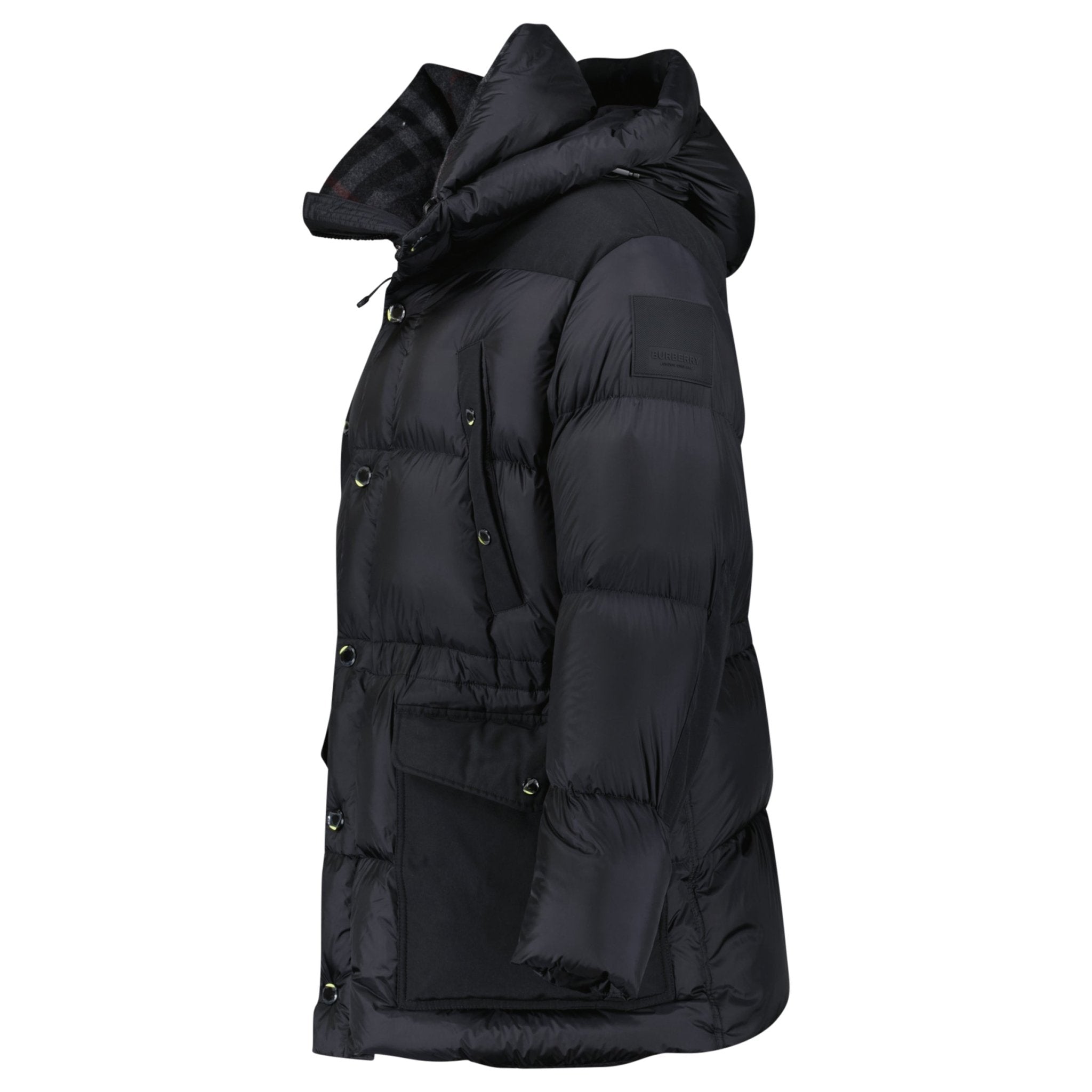 Burberry 'Lindford' Puffer Coat in Black