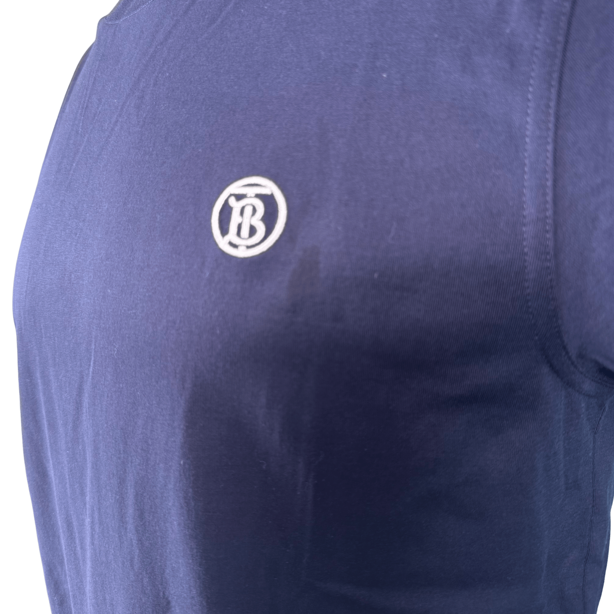 Burberry 'Parker' Short Sleeve T-Shirt Navy (Defect)