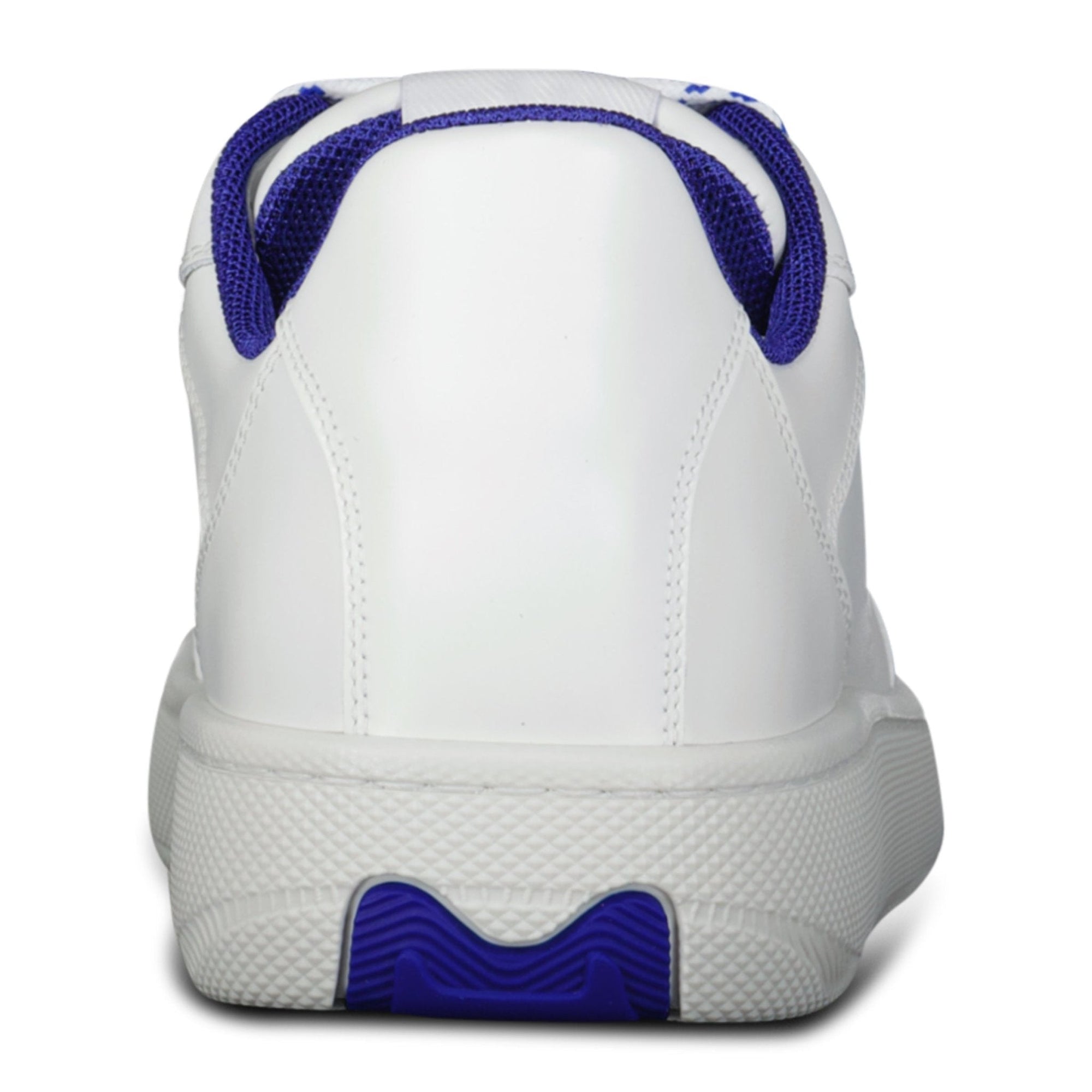 Burberry Stock Leather Sneakers in White