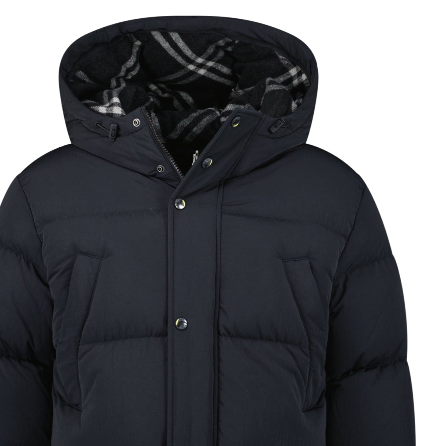 Burberry Technical Nylon Puffer Coat in Black